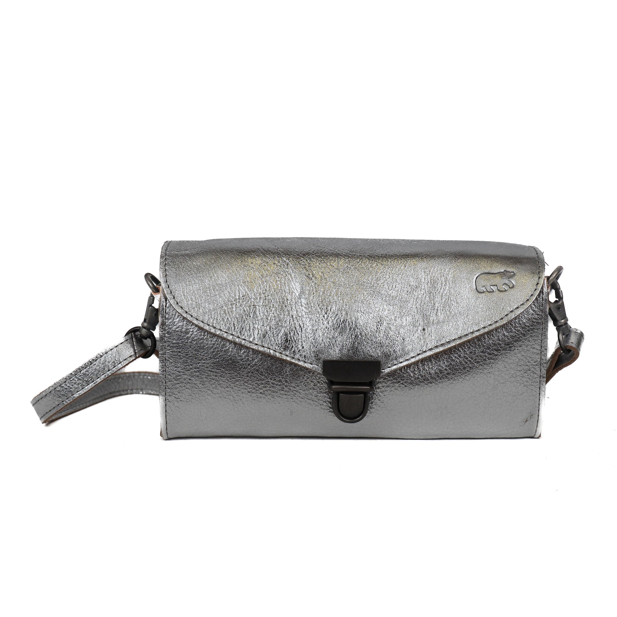 Clutch/Umschlagtasche 'Pascalle' silber