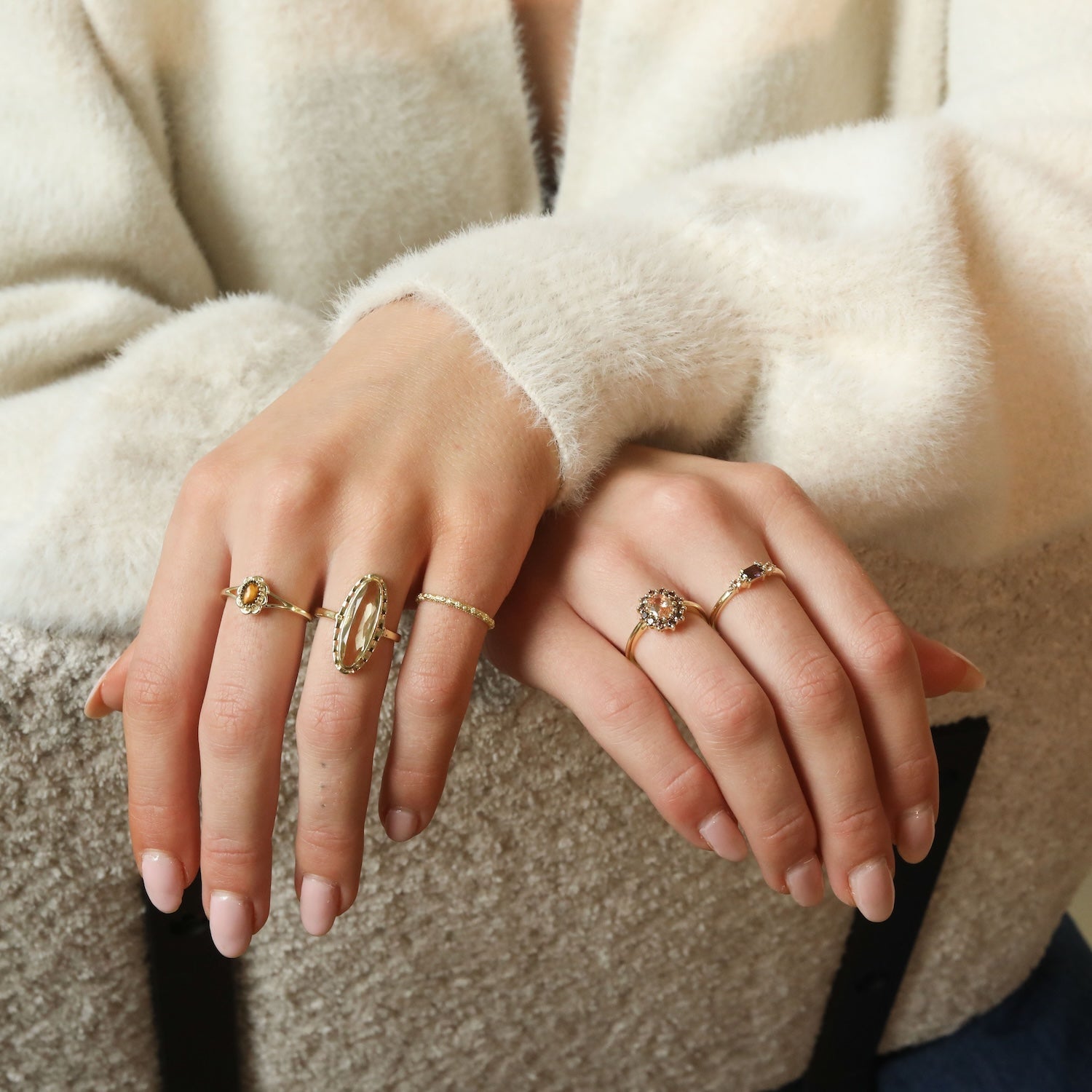 Lady Diana Ring Brown