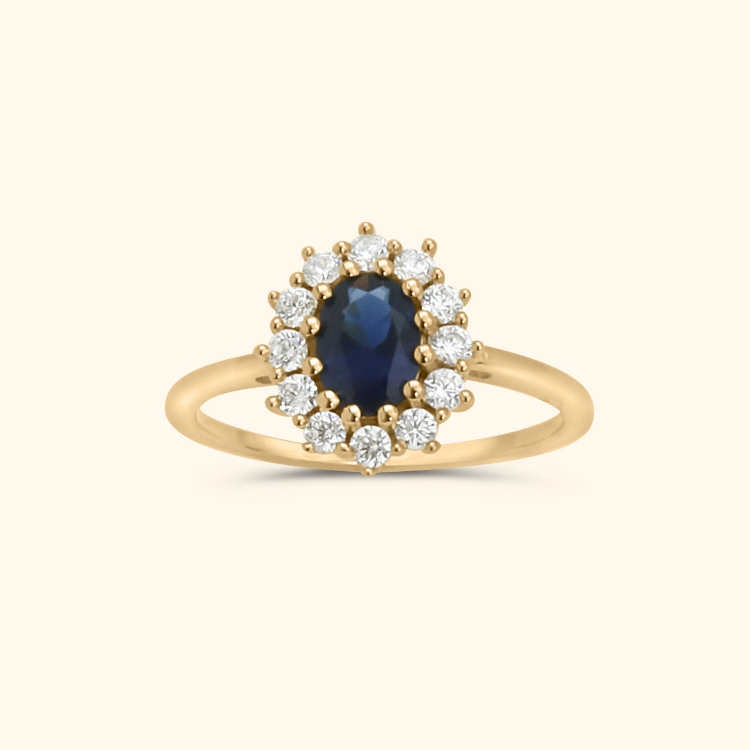 Lady Diana Ring Blue