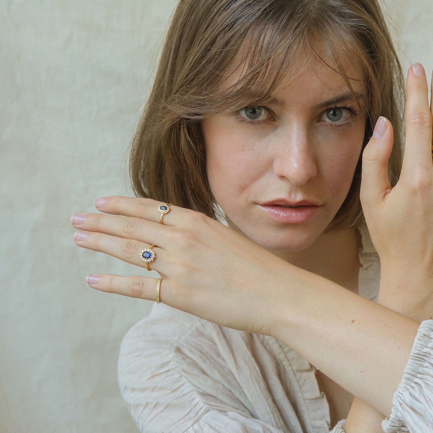 Lady Diana Ring Blue