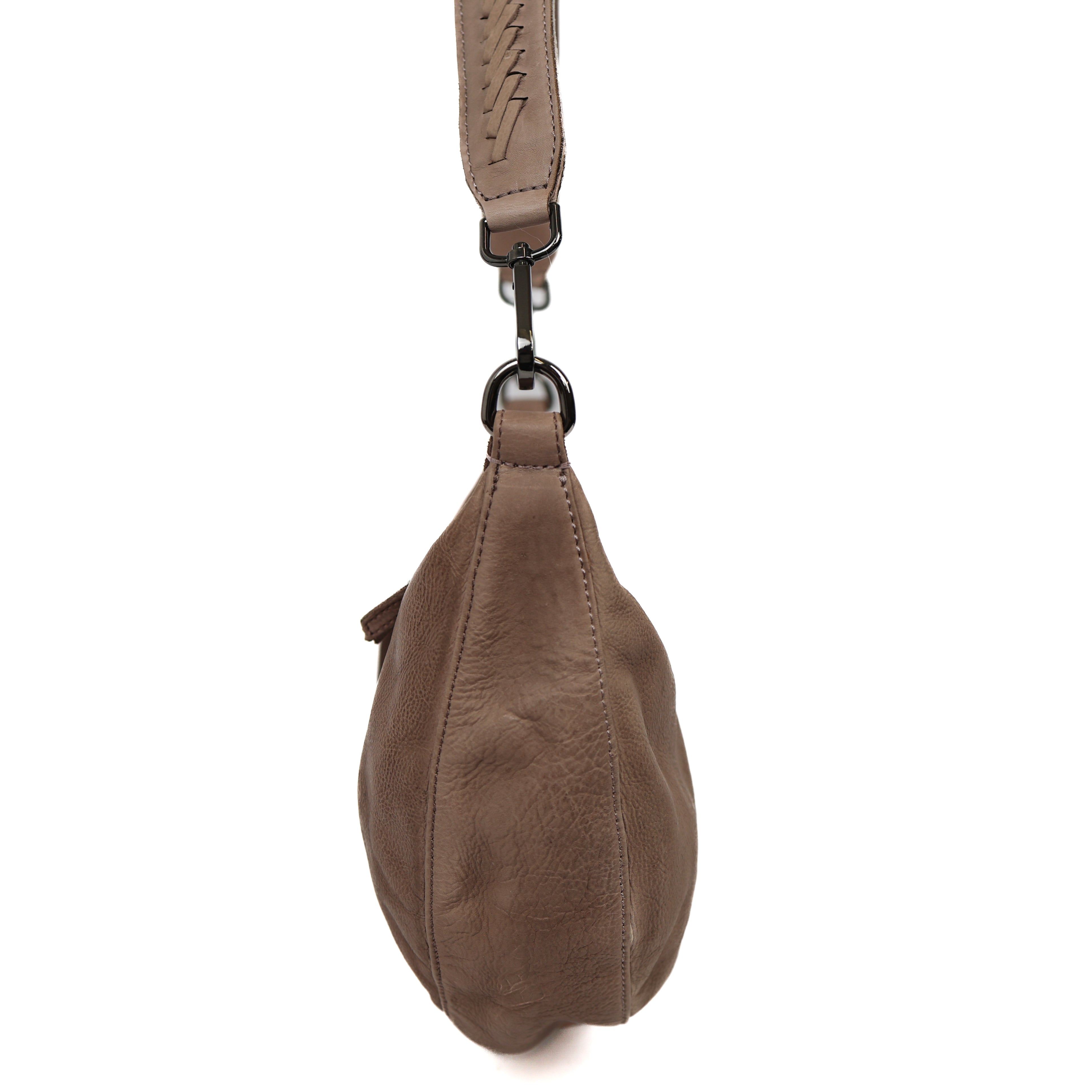 Mittelgroße Beuteltasche 'Ilse' Taupe