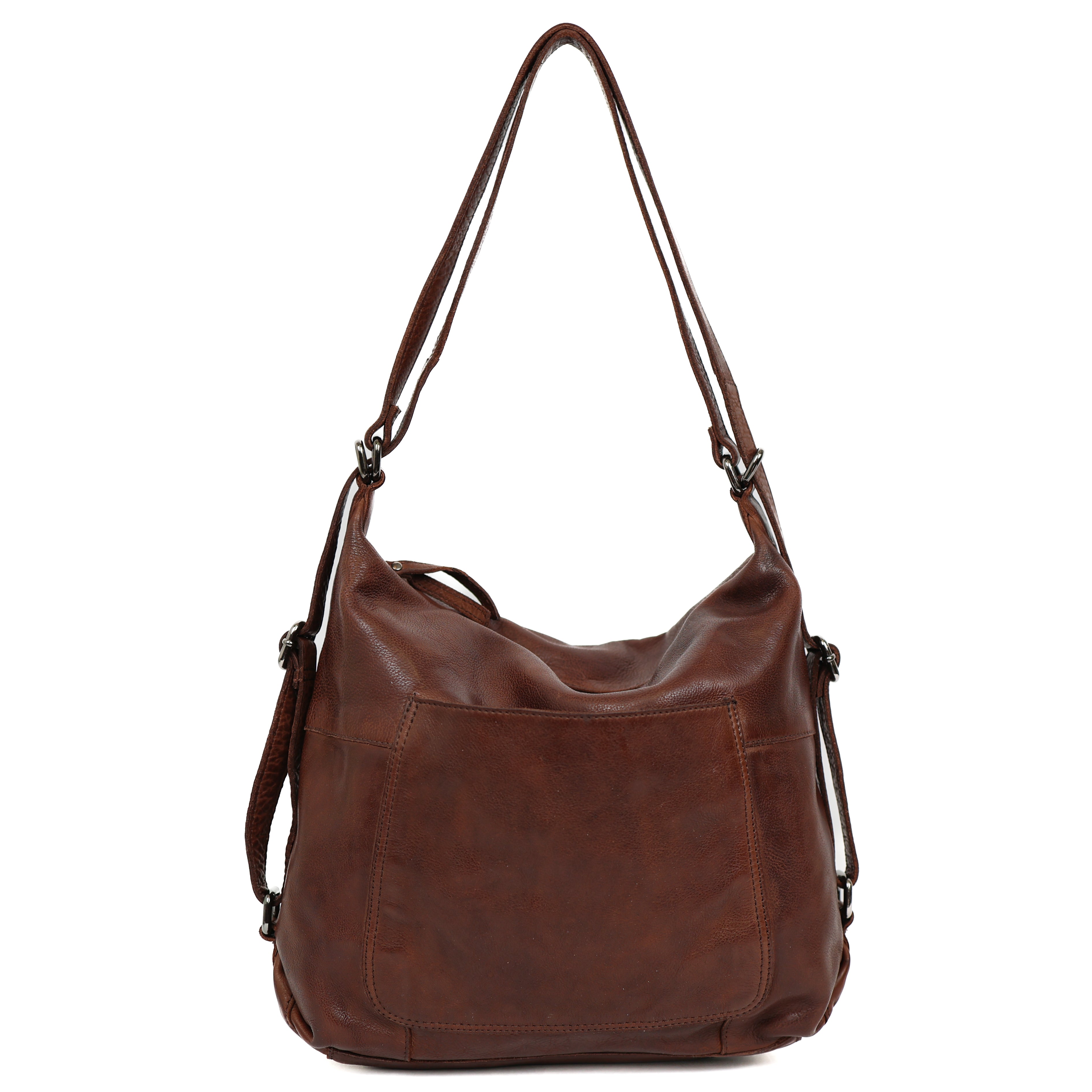 Rucksack/Handtasche 'Veerle' Dunkelbraun