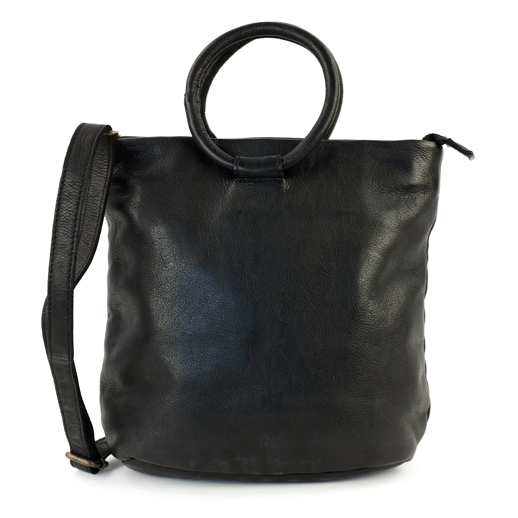 Hand-/Schultertasche 'Ank' schwarz