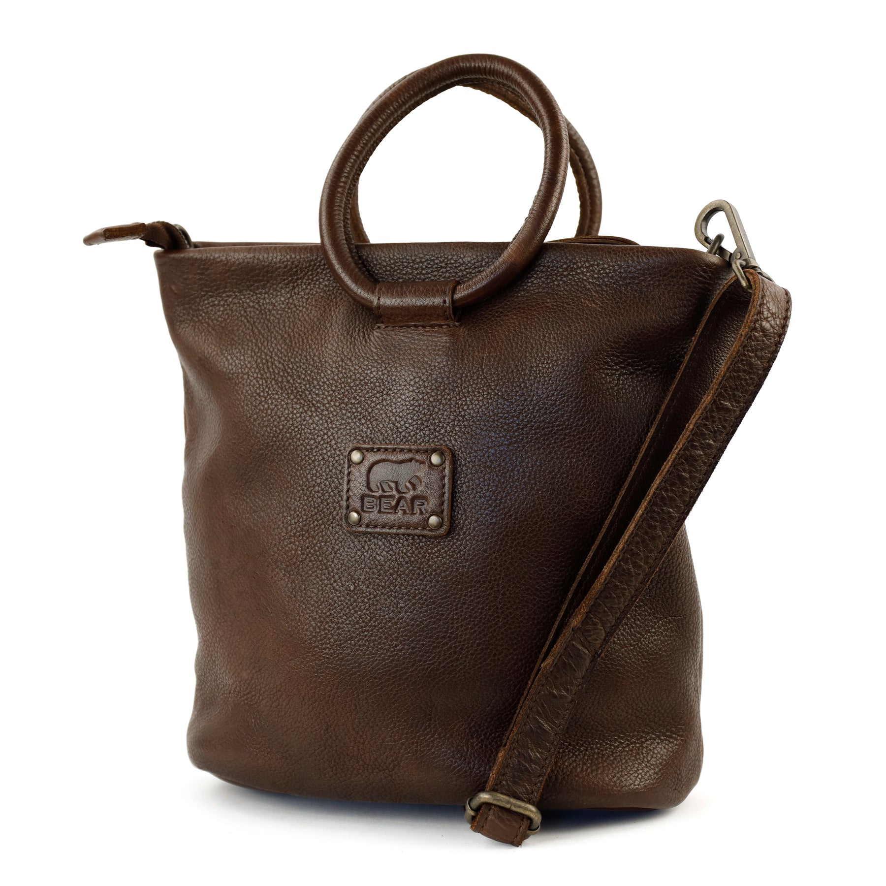 Hand-/Schultertasche 'Ank' Braun