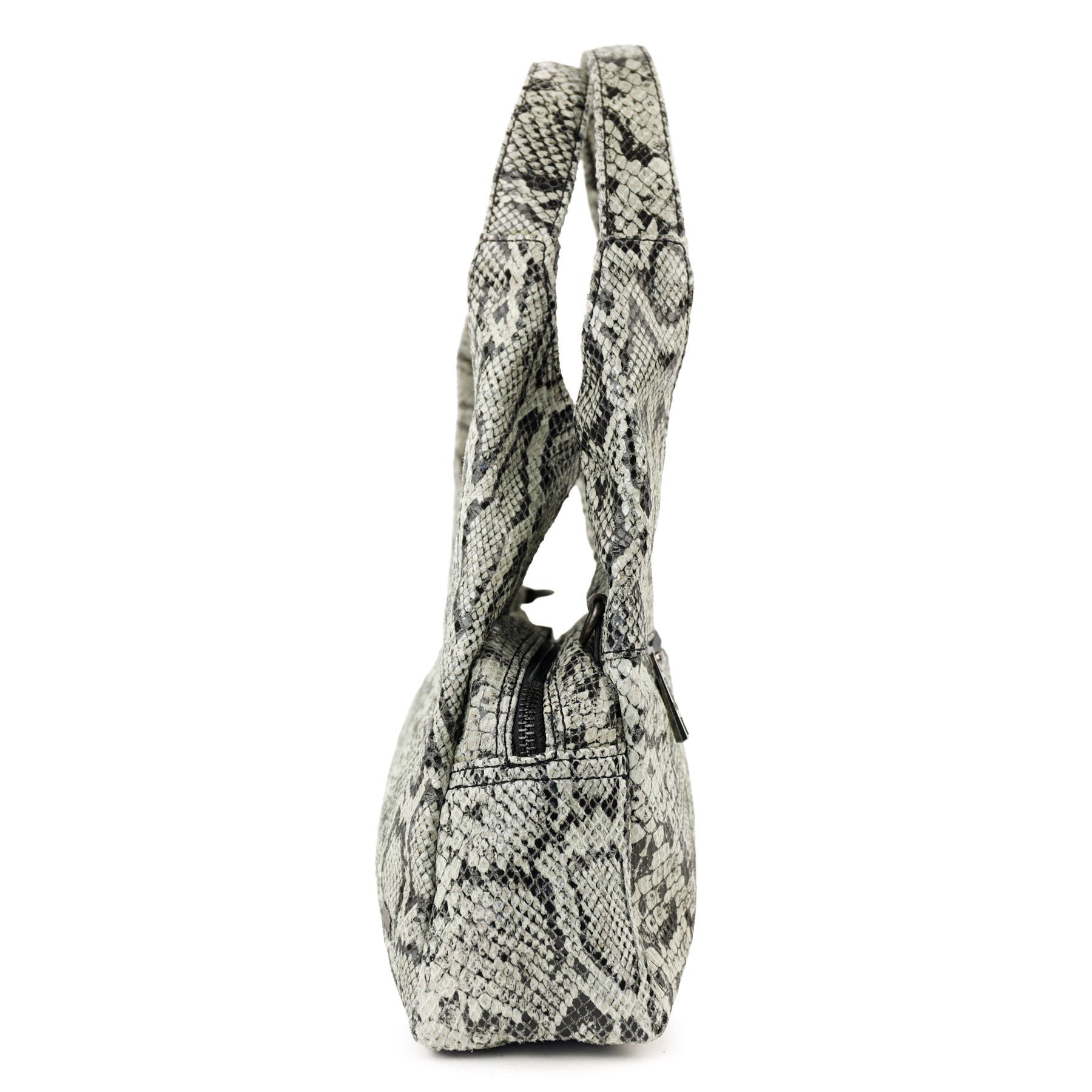 Hand-/Umhängetasche 'Vittoria' Snake Grey