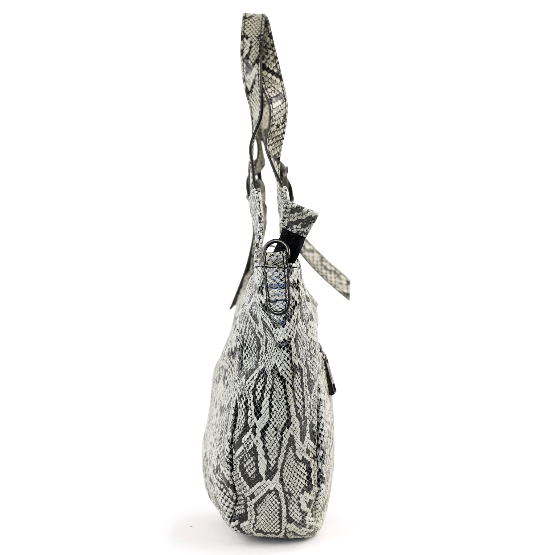 Hand-/Umhängetasche 'Francesca' Snake Grey