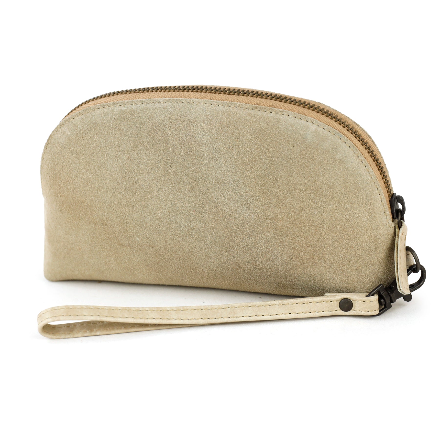 Velours Etui/Kosmetiktasche 'Jessie' Beige