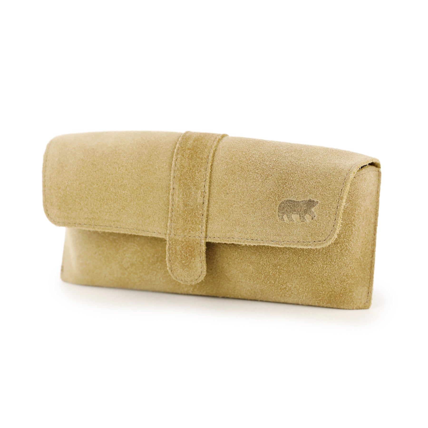 Velours Brillenetui 'Weta' Bisquit