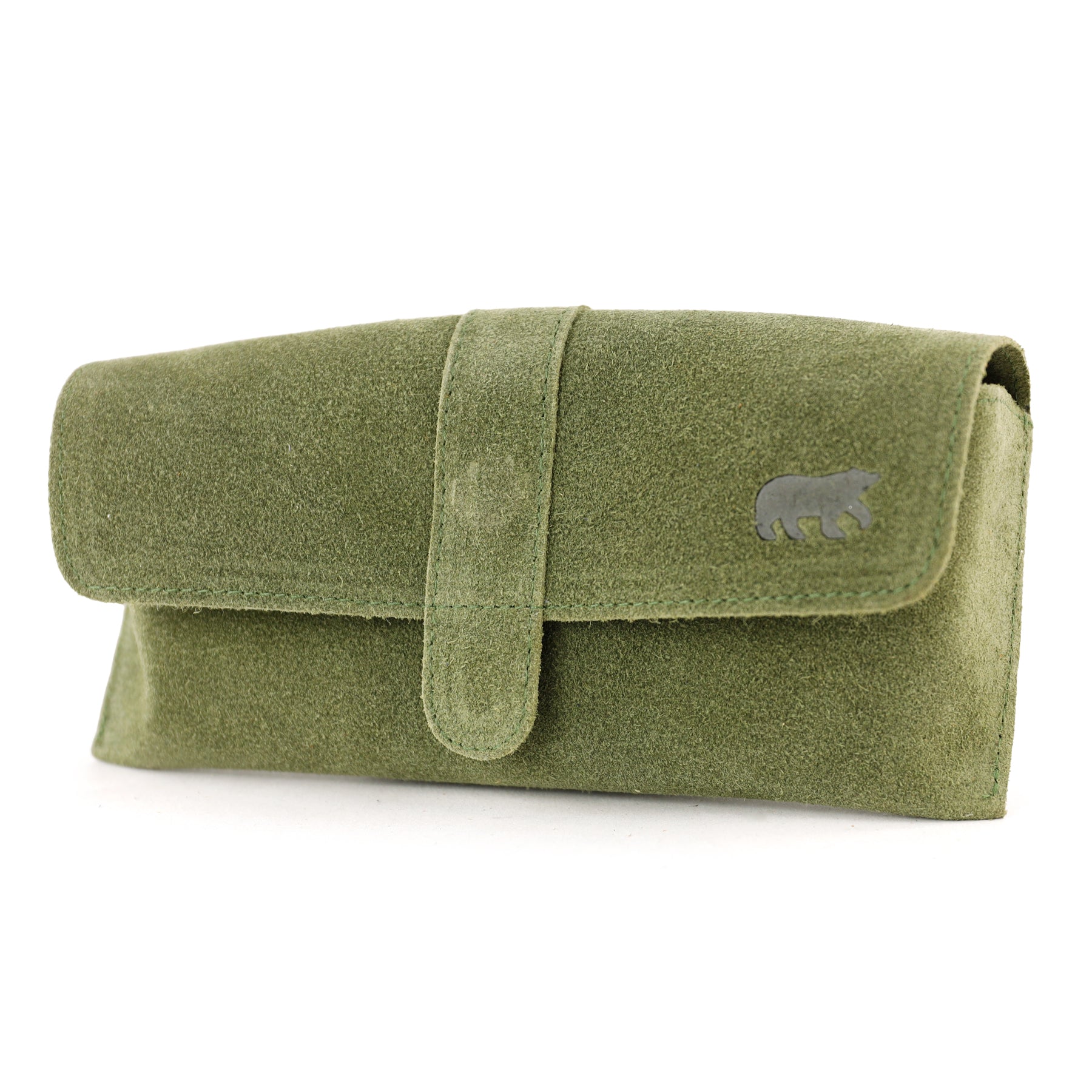 Velours Brillenetui 'Weta' Grün