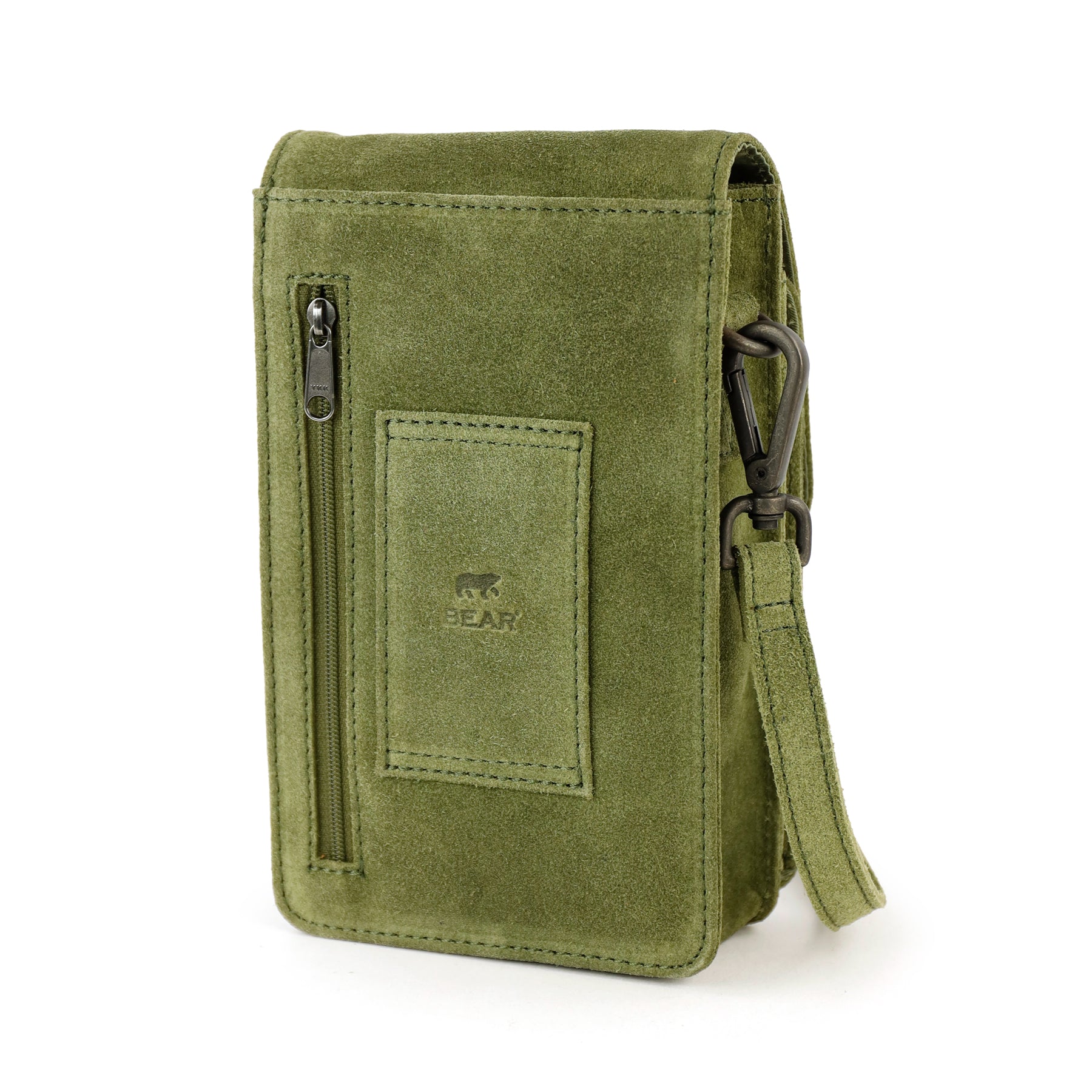 Velours Umhängetasche 'Robbie' 2.0 Grün