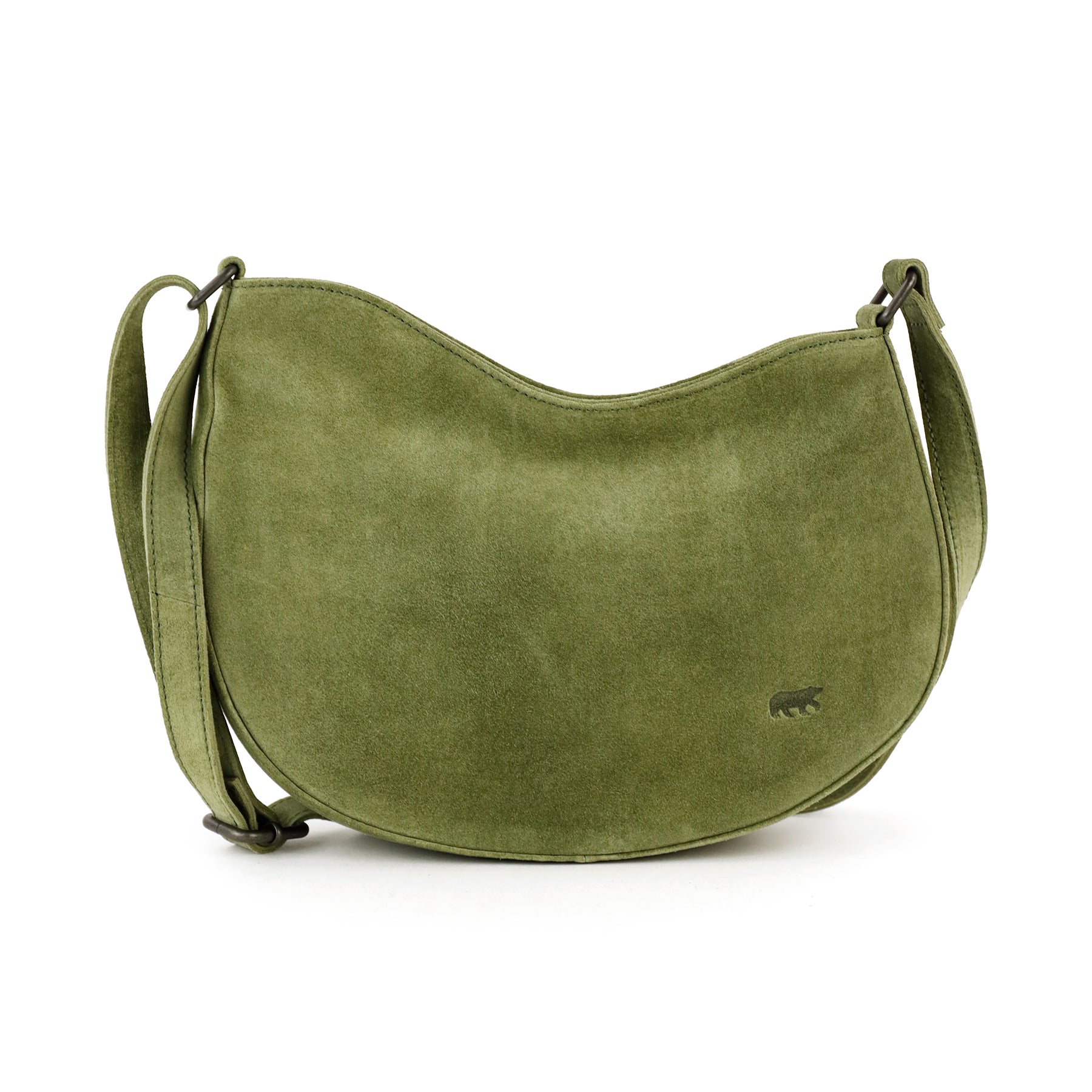 Velours Umhängetasche 'Tamara' Grün