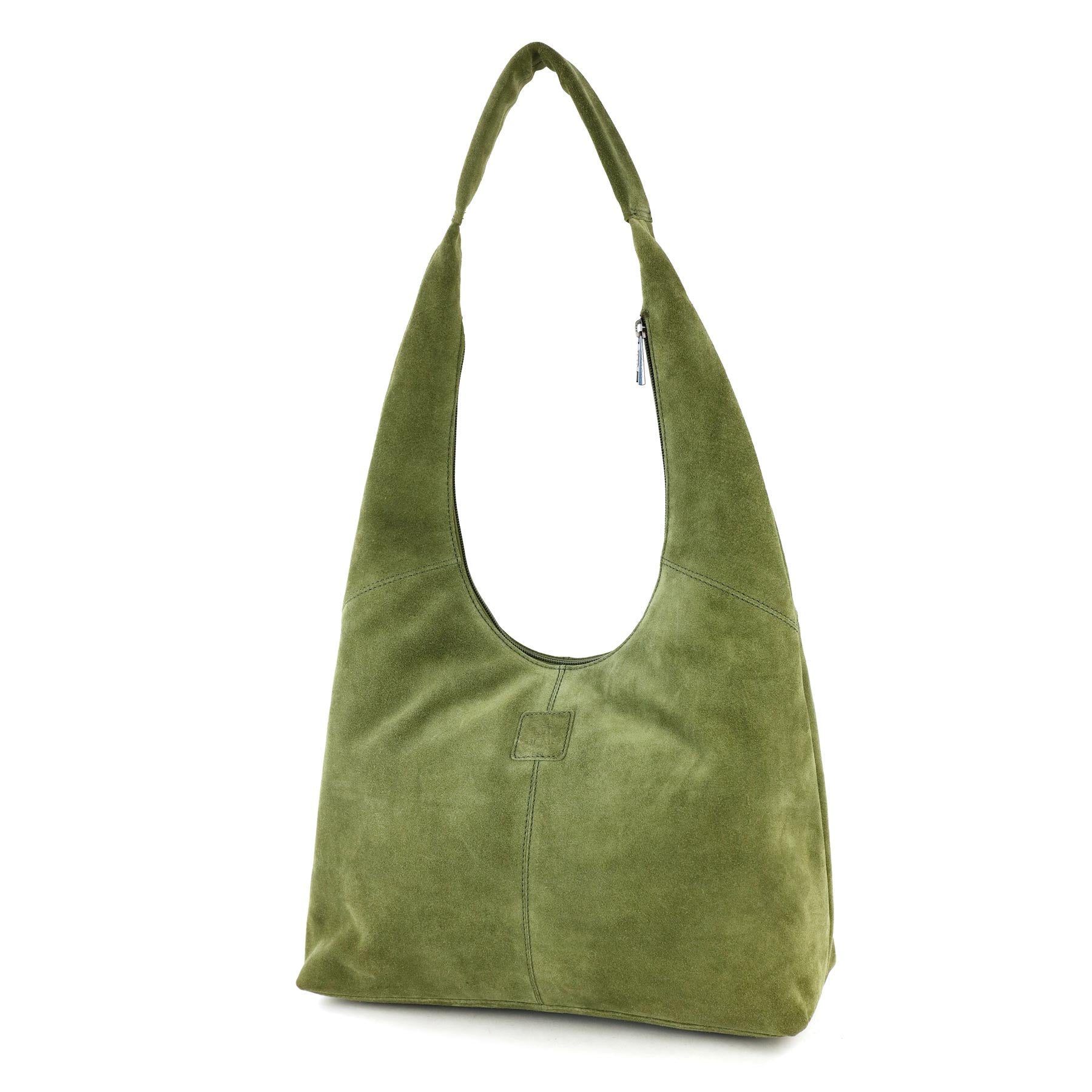 Velours Beuteltasche 'Pauline' Grün