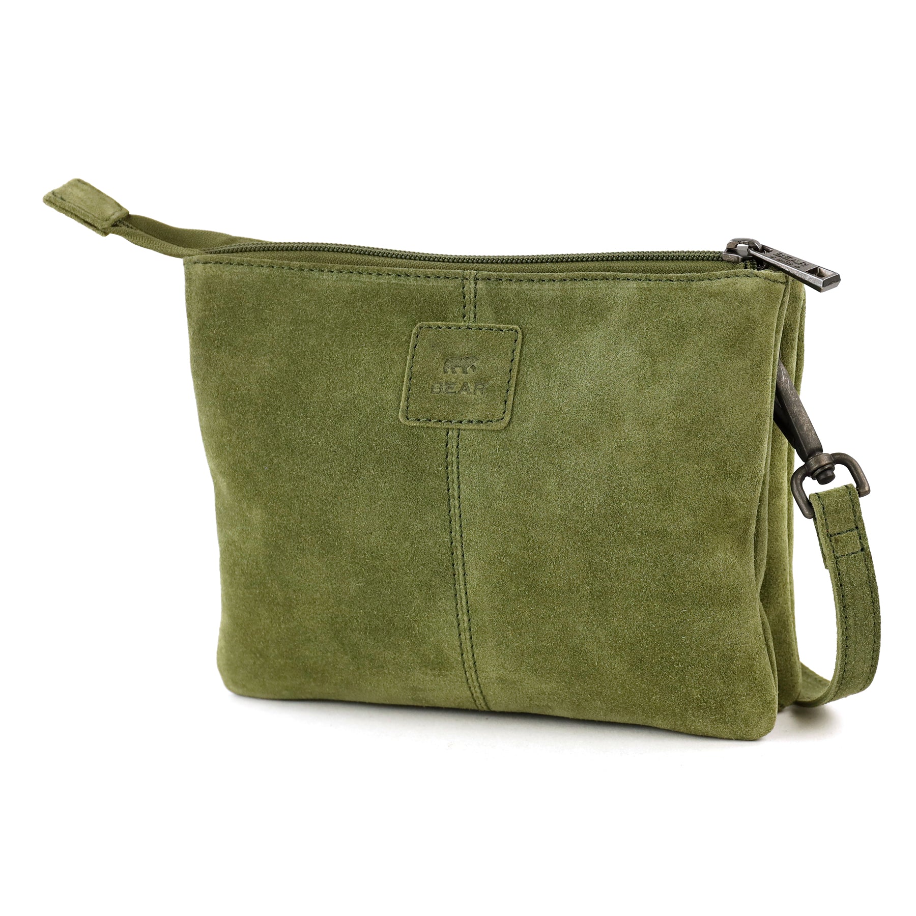 Velours Umhängetasche 'Marthe' Grün