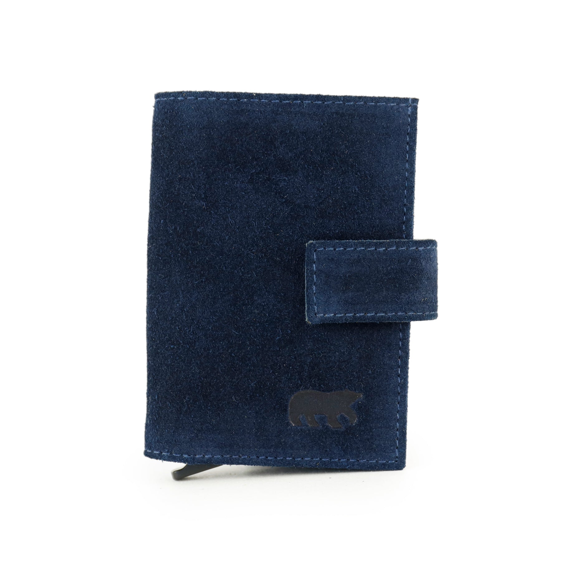 Velours RFID Kartenhalter 'Elsie' Dunkelblau