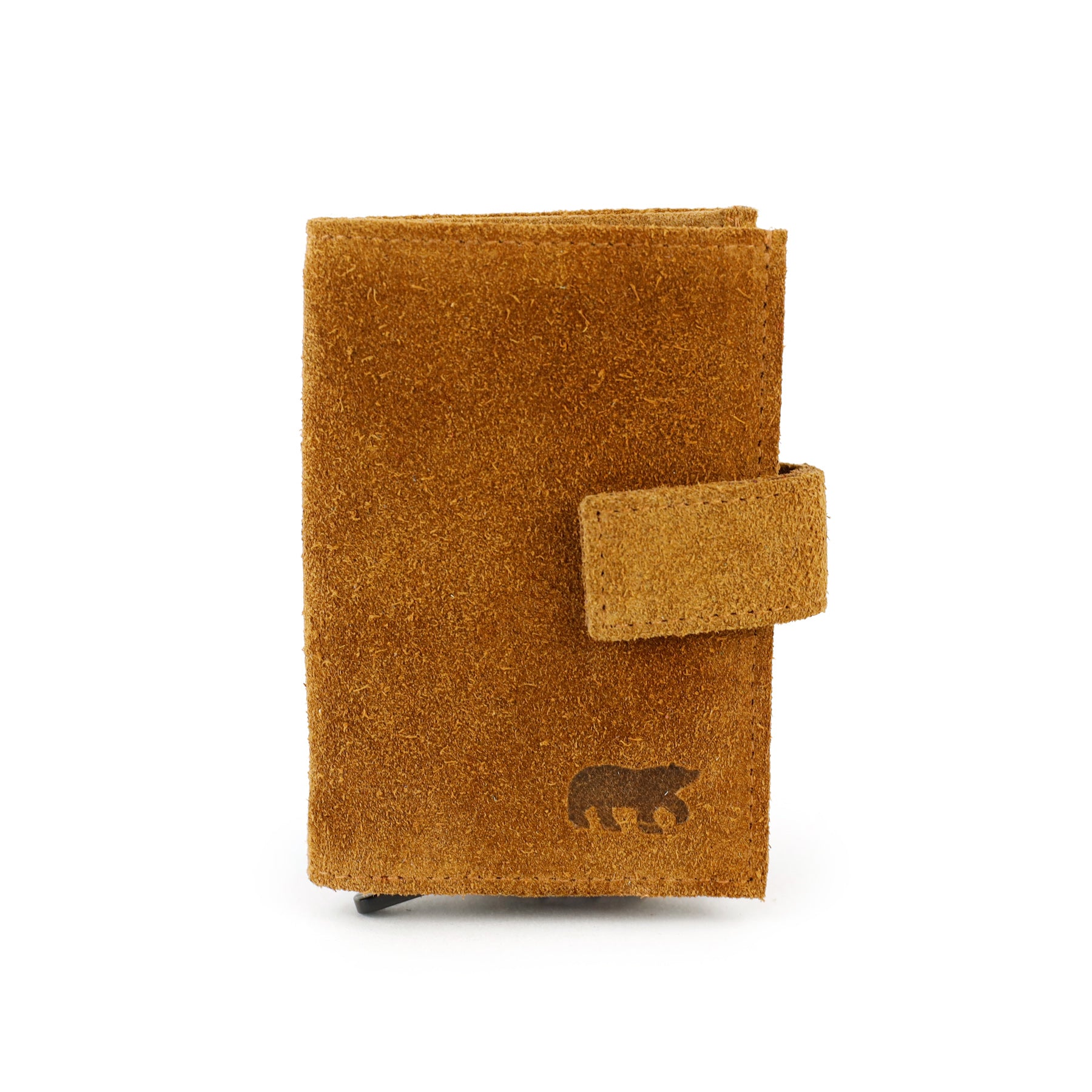 Velours RFID Kartenhalter 'Elsie' Cognac