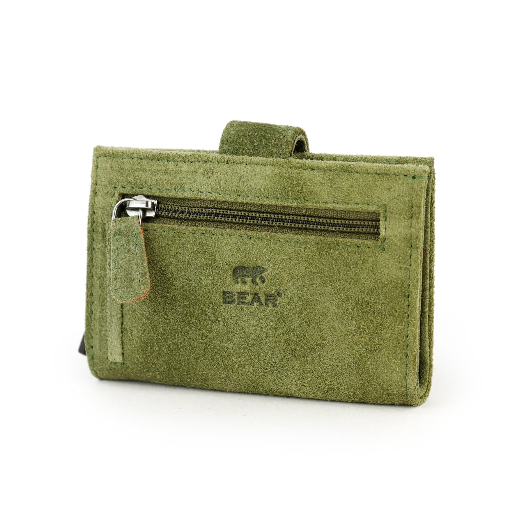 Velours RFID Kartenhalter 'Elsie' Grün