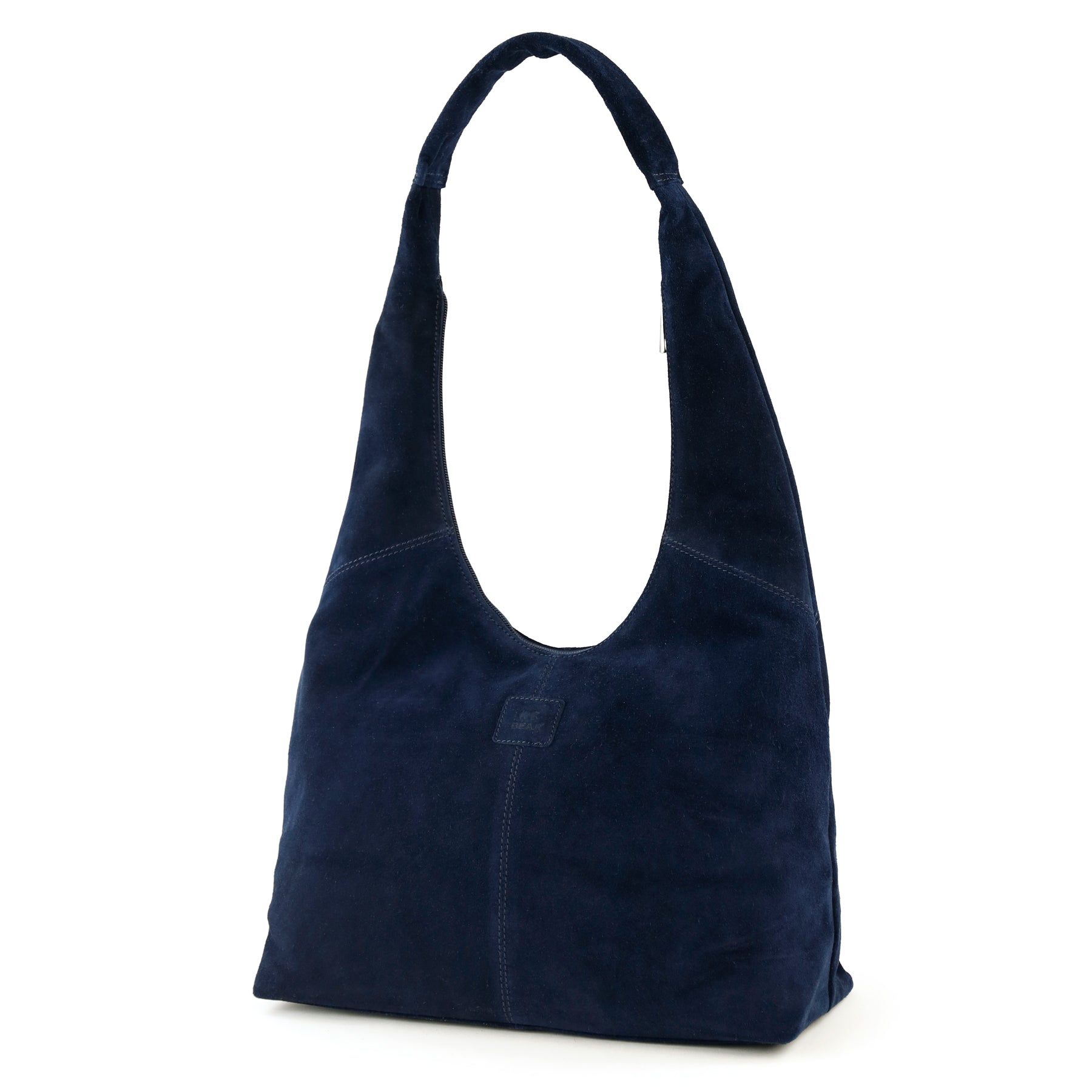 Velours Beuteltasche 'Pauline' Dunkelblau