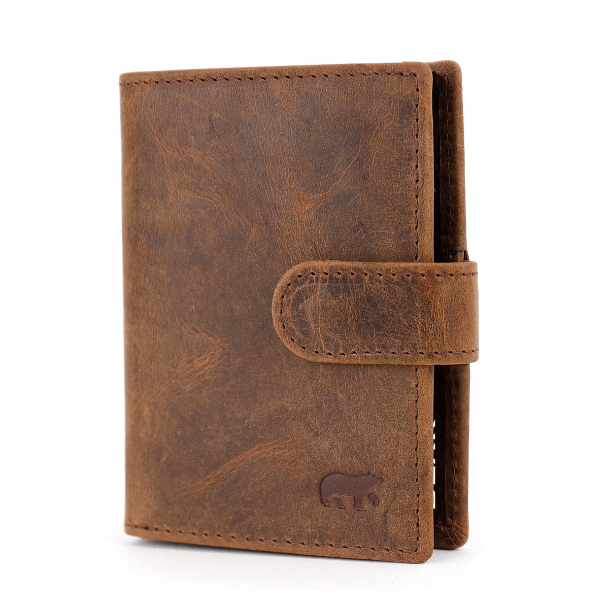 RFID Pasjeshouder 'Bobby' vintage bruin