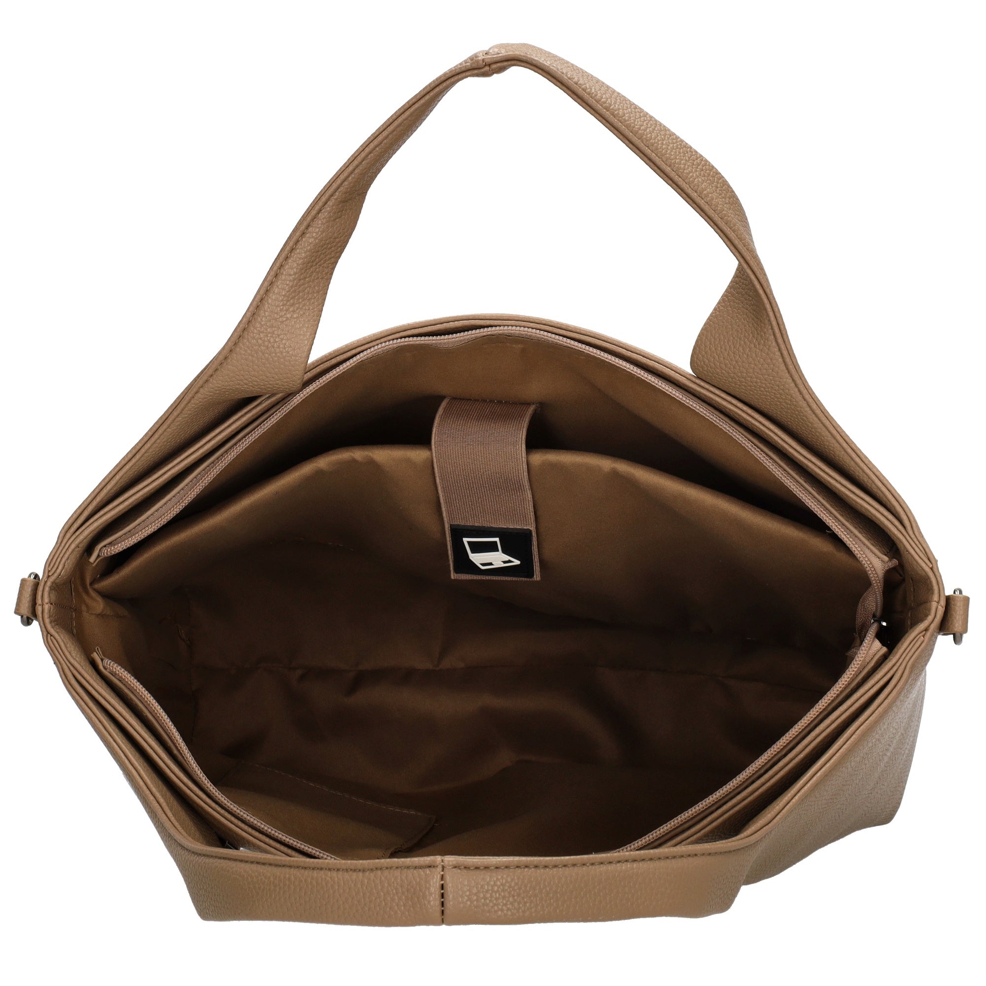 Mulberry Street Laptoptasche 15.6 Zoll Taupe