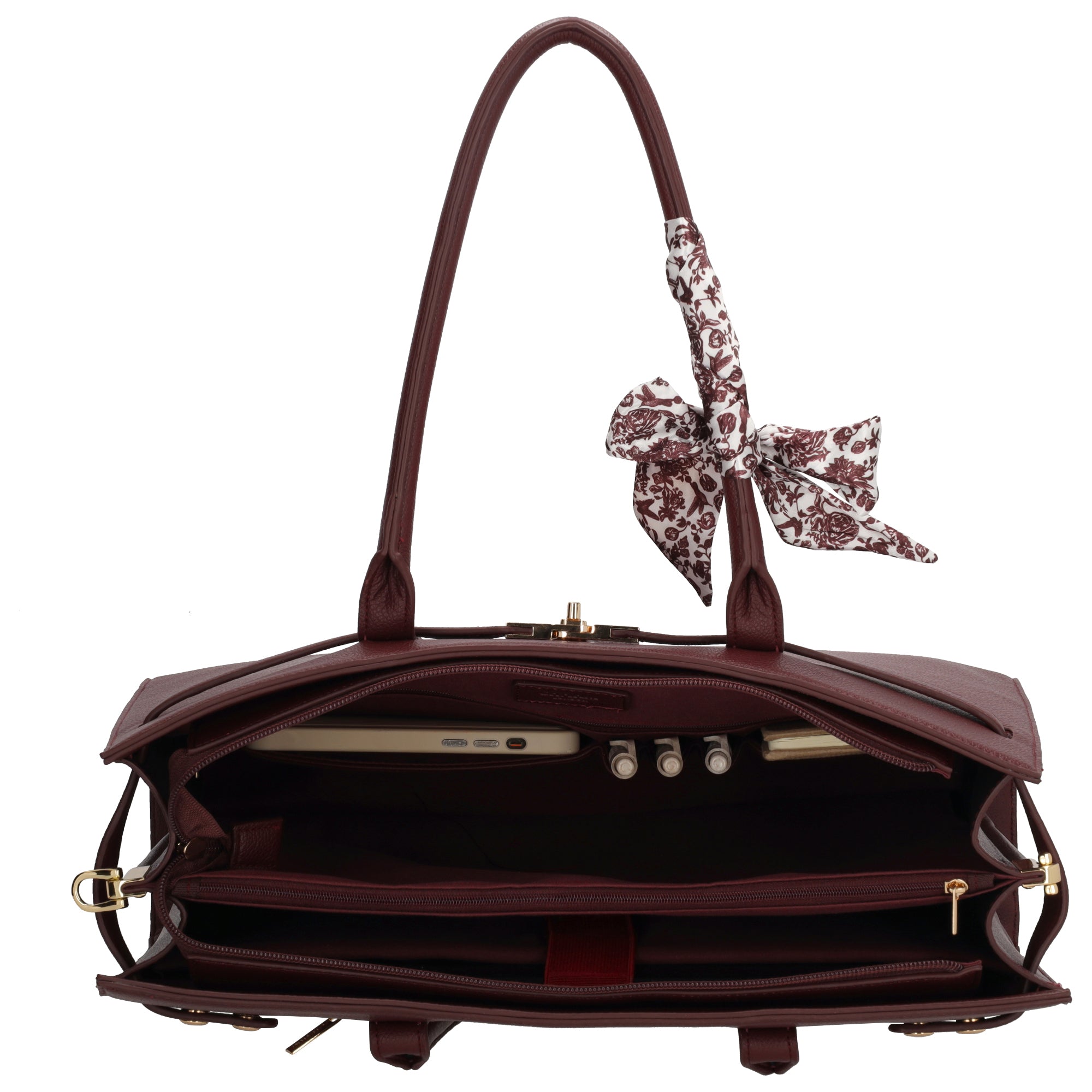 The Hamptons - Laptoptasche 15.6” Bordeaux