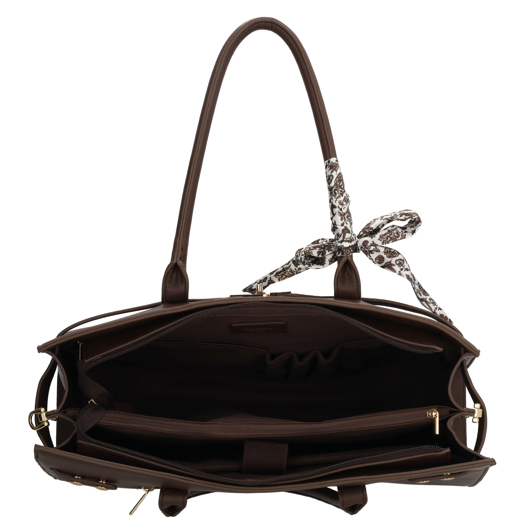 The Hamptons - Laptoptasche 15.6” Dunkelbraun