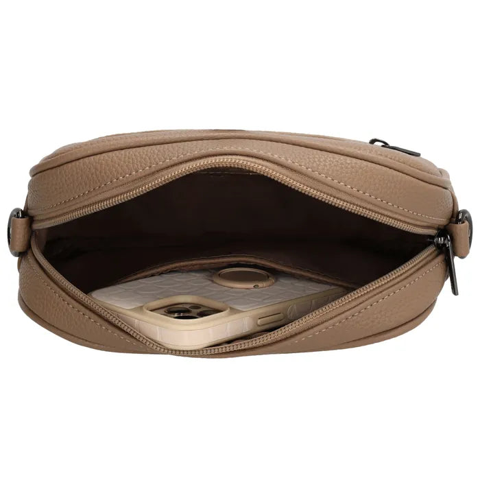 Mulberry Street - Crossbody Tasche S Taupe