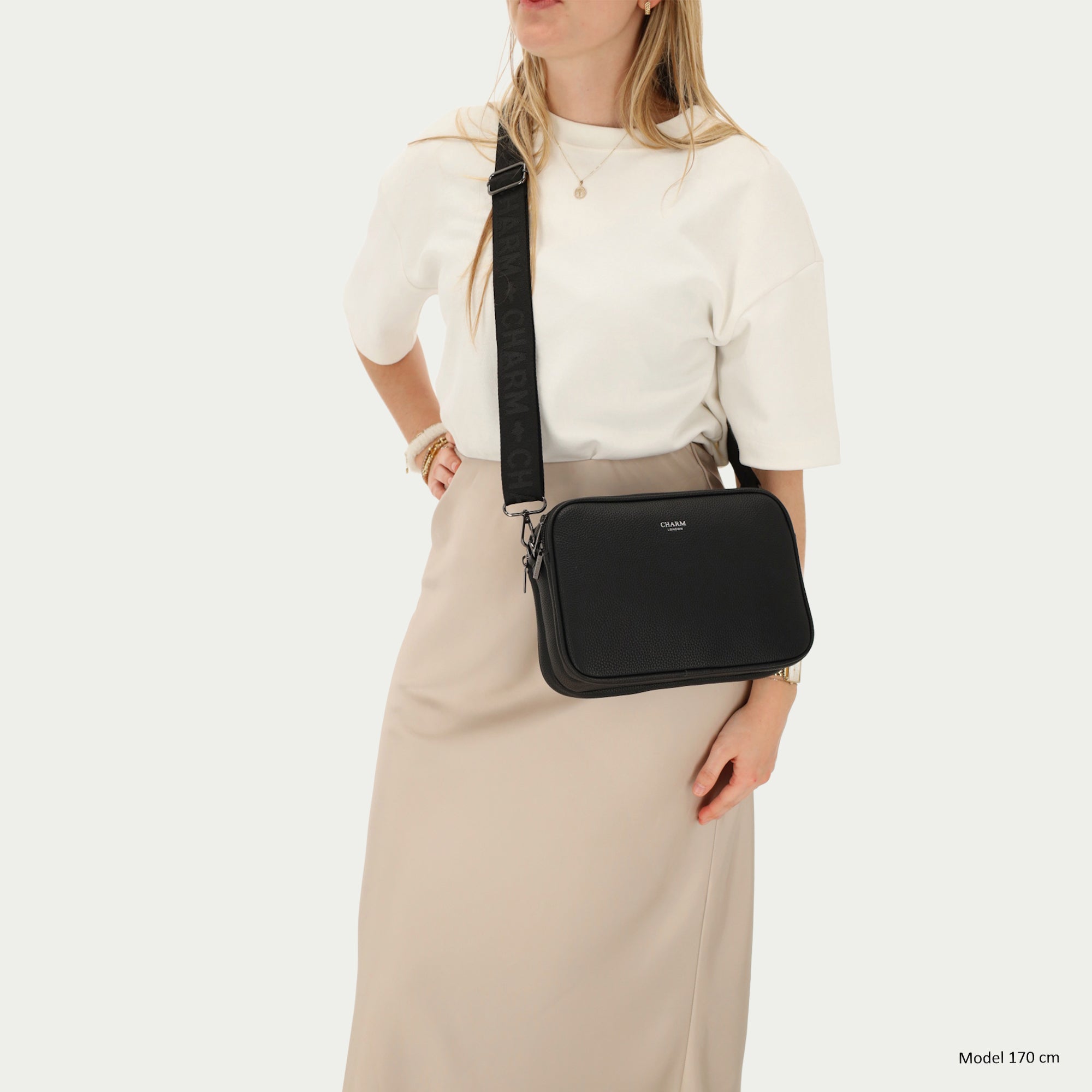 Mulberry Street – Crossbody Tasche M Schwarz