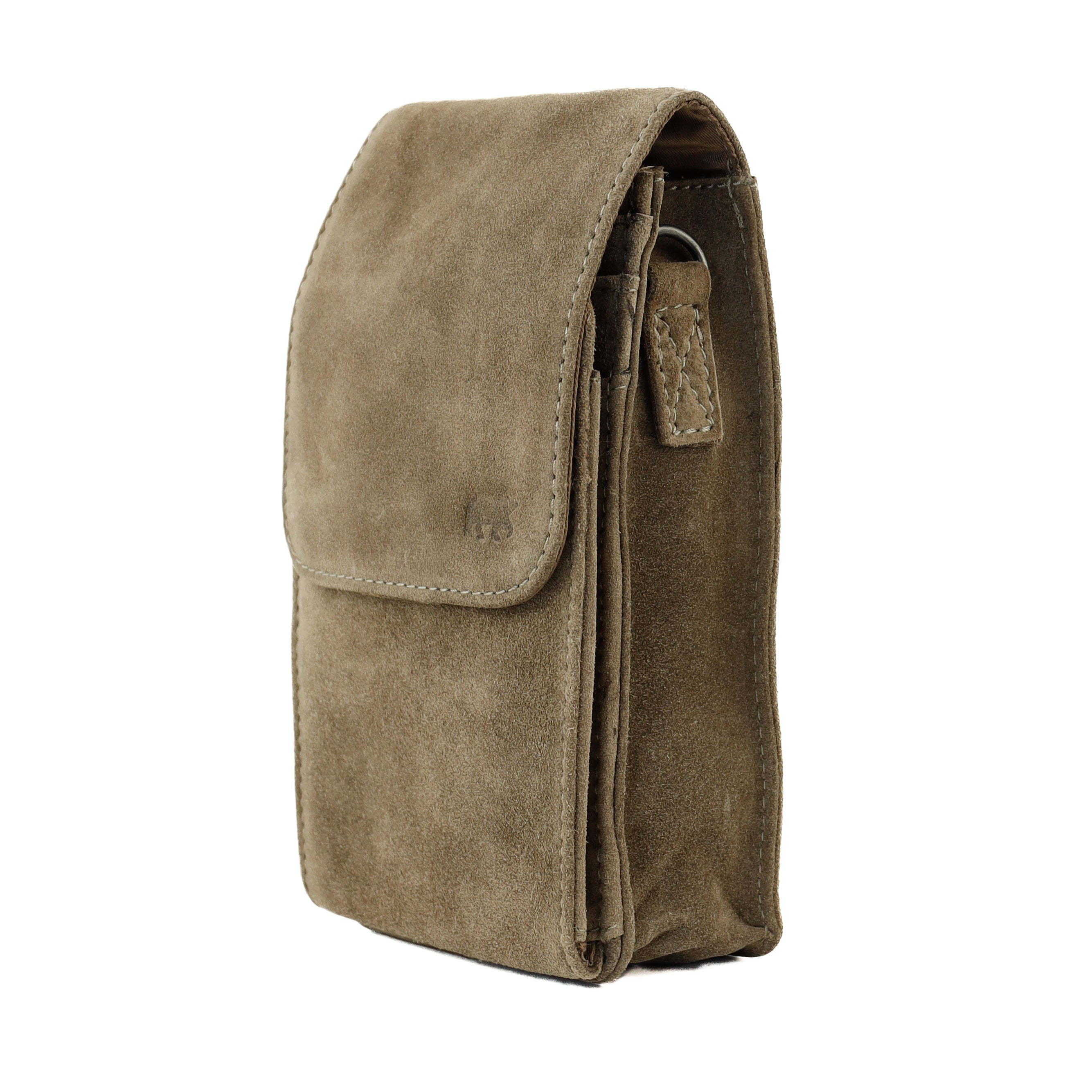 Velours Umhängetasche 'Robbie' 2.0 Taupe