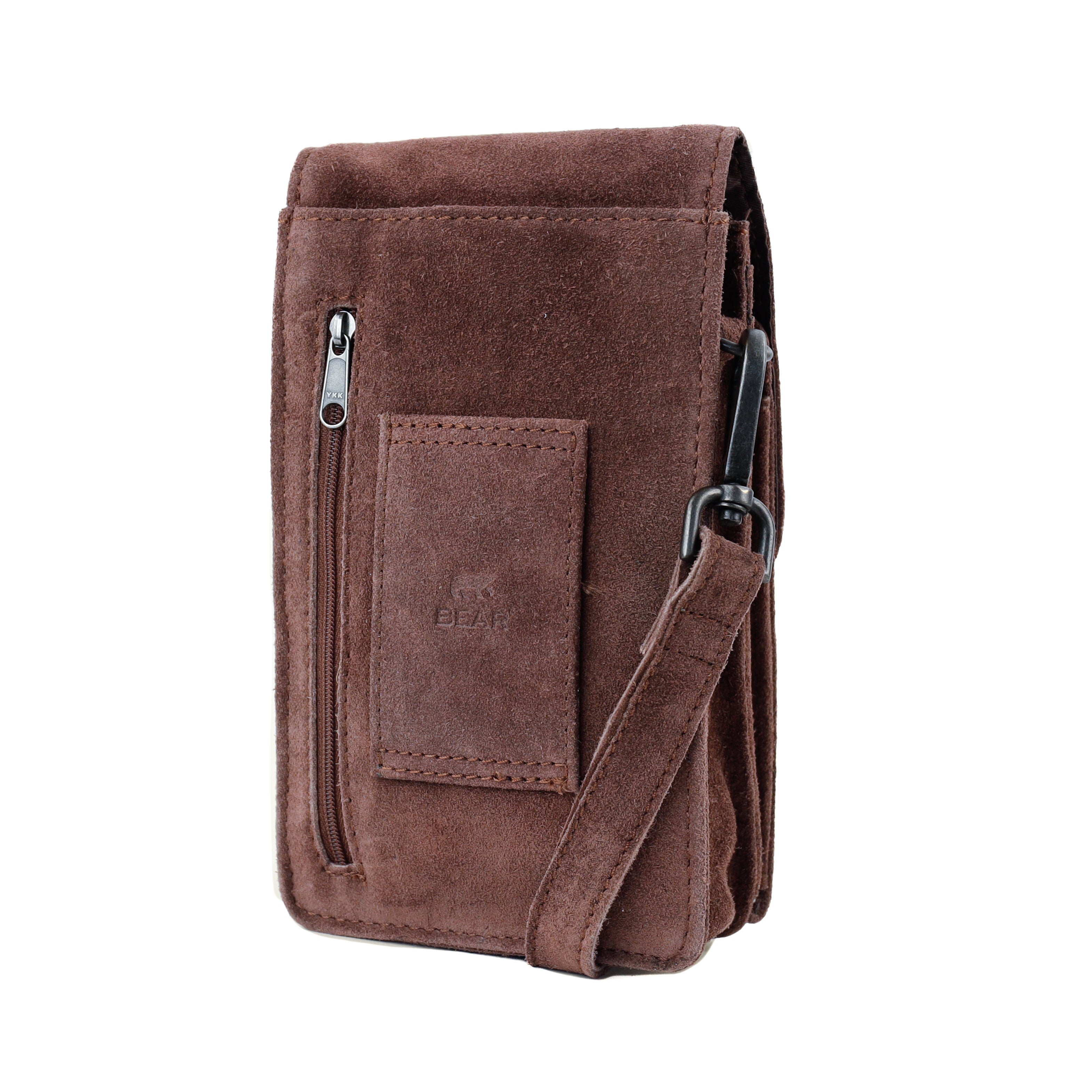 Velours Umhängetasche 'Robbie' 2.0 Choco