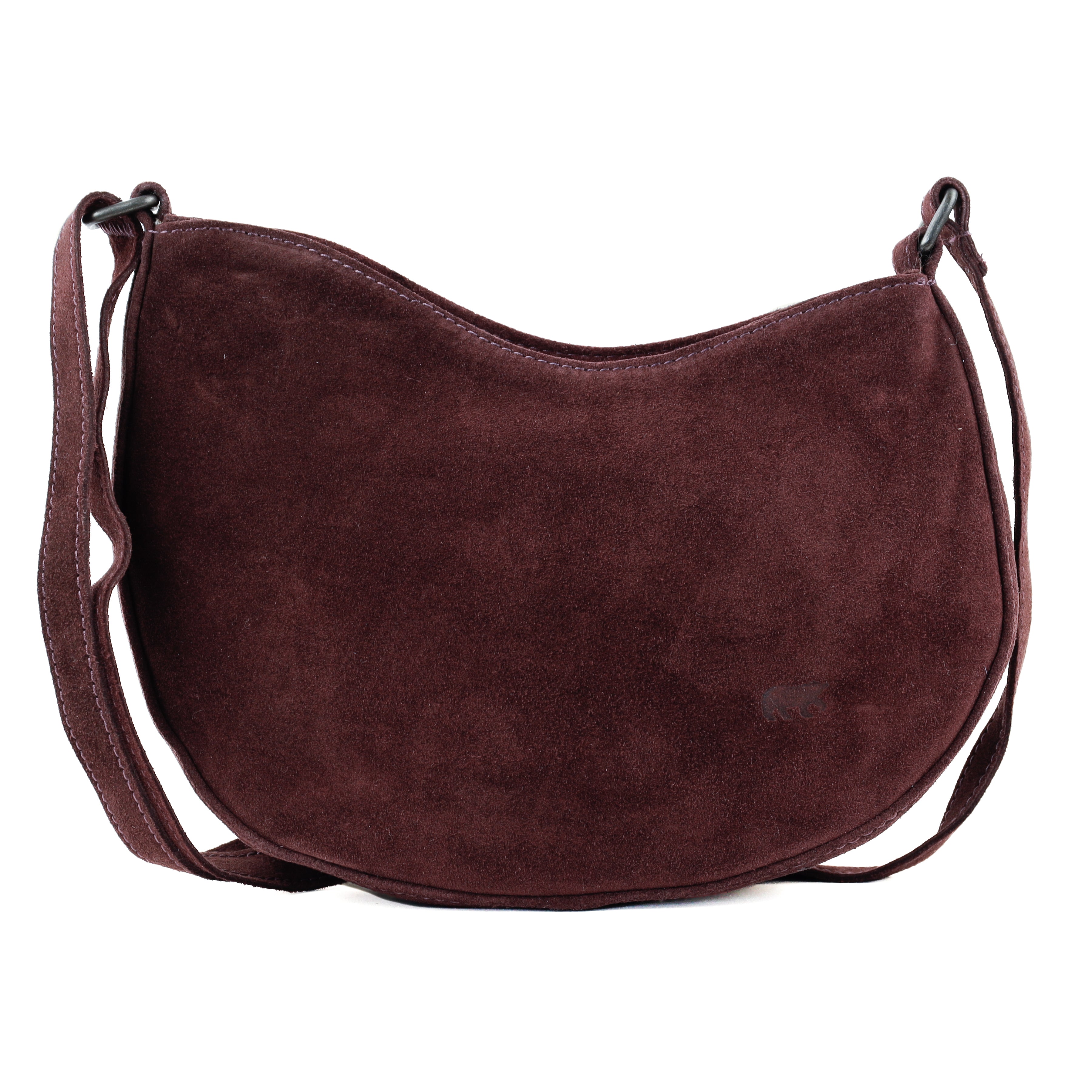 Velours Umhängetasche 'Tamara' Bordeaux