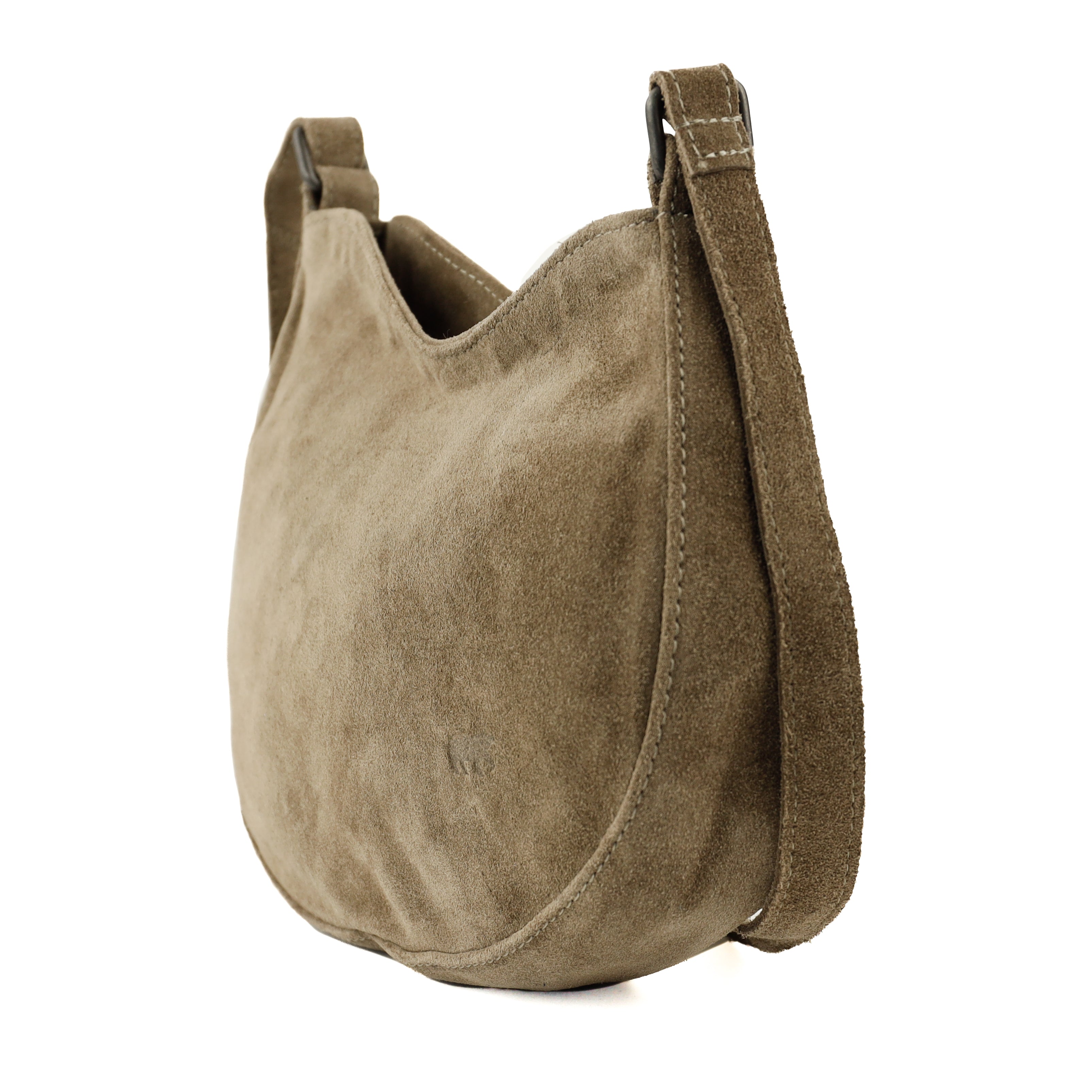 Velours Umhängetasche 'Tamara' Taupe