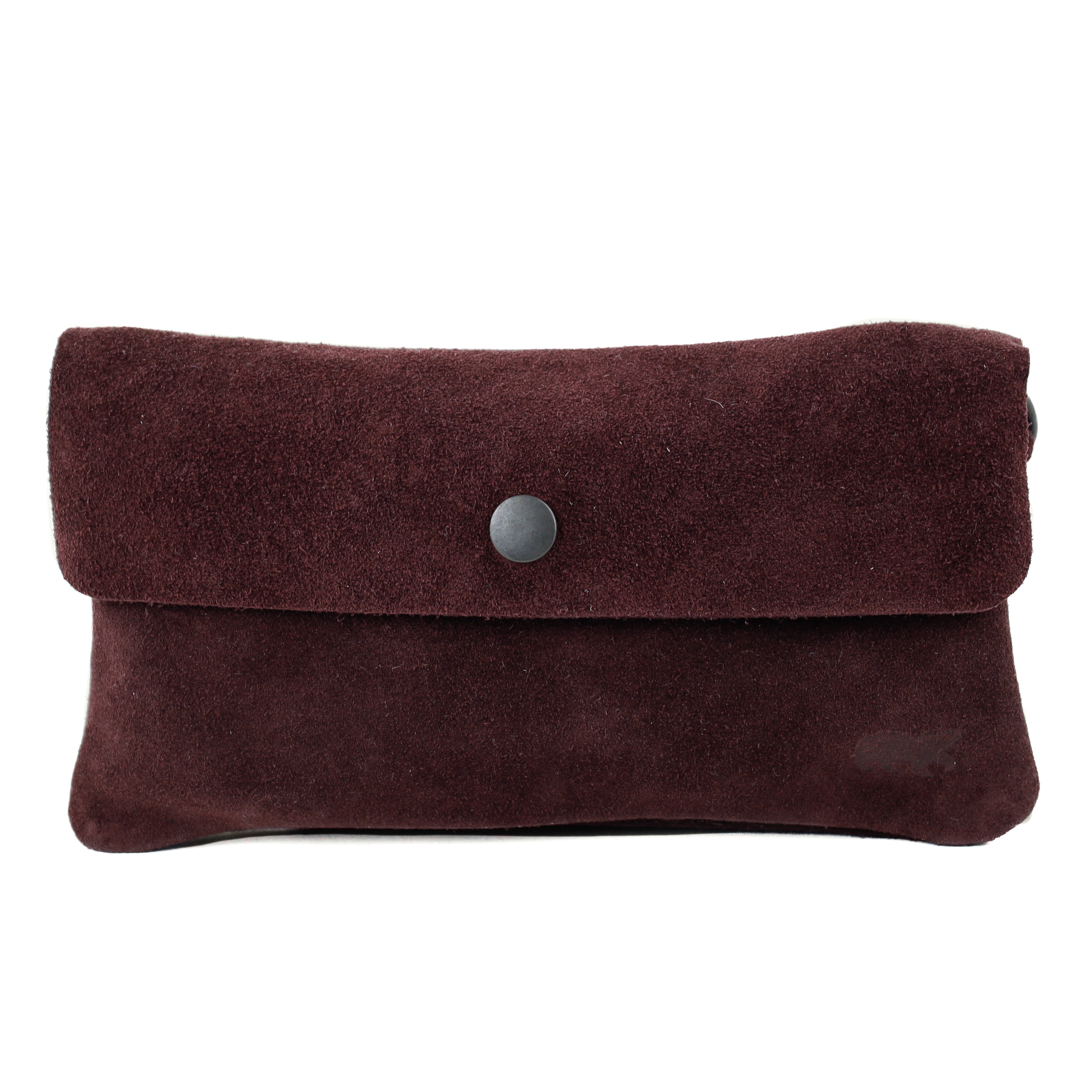 Velours Clutch/Mini-Umhängetasche 'Lydia' Bordeaux