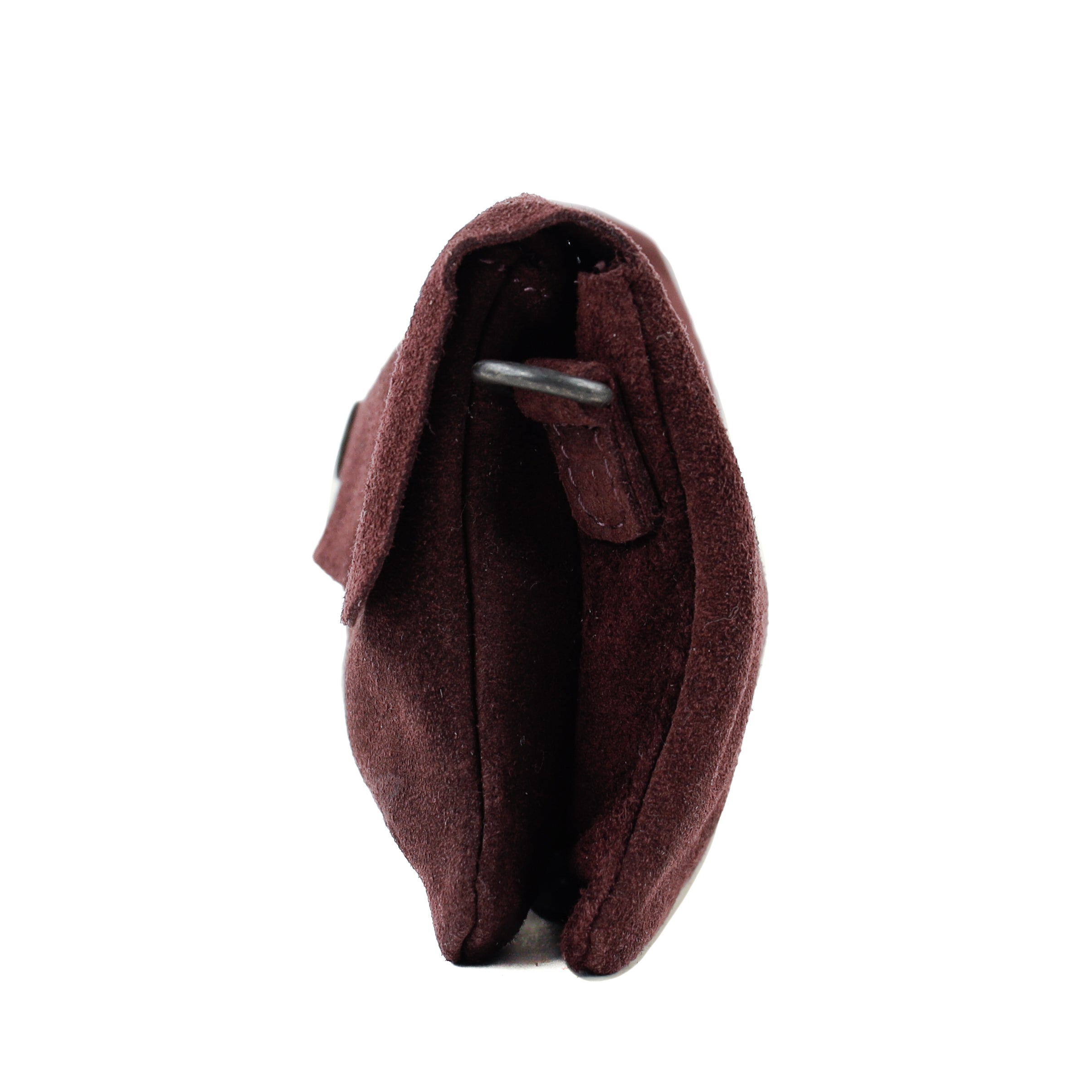 Velours Clutch/Mini-Umhängetasche 'Lydia' Bordeaux