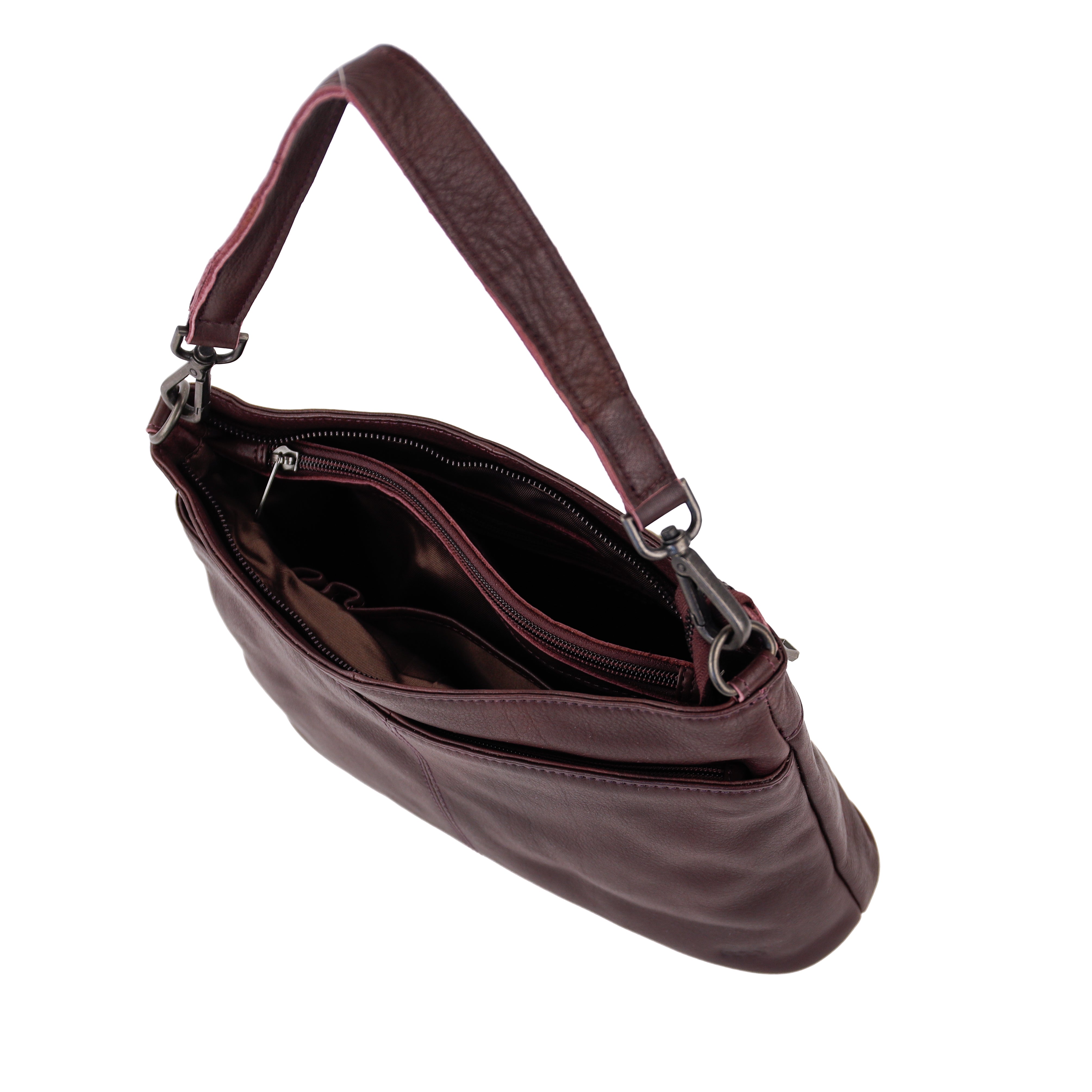 Hand-/Umhängetasche 'Angelica' cognac - CP 1536