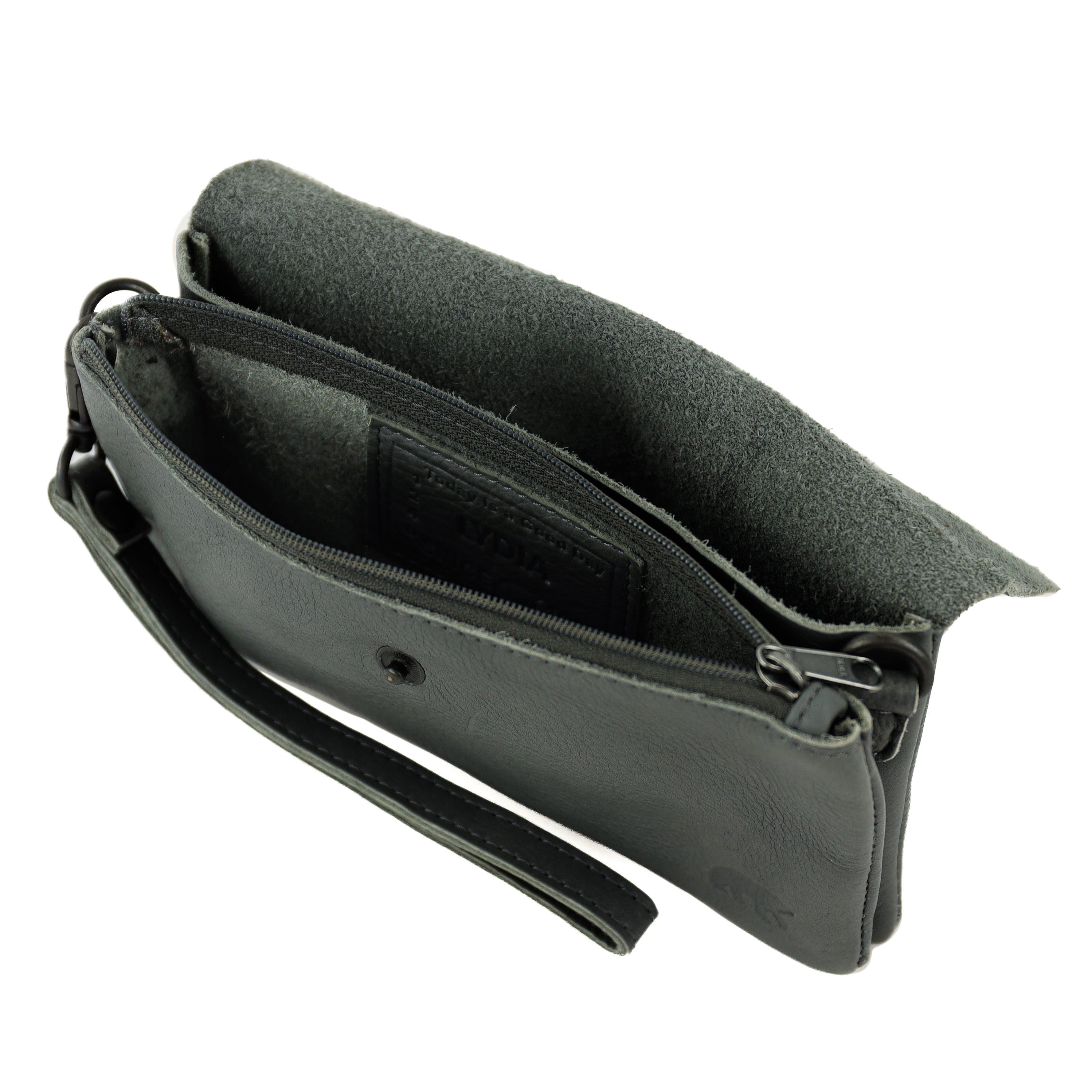 Clutch/Mini-Umhängetasche 'Lydia' charcoal
