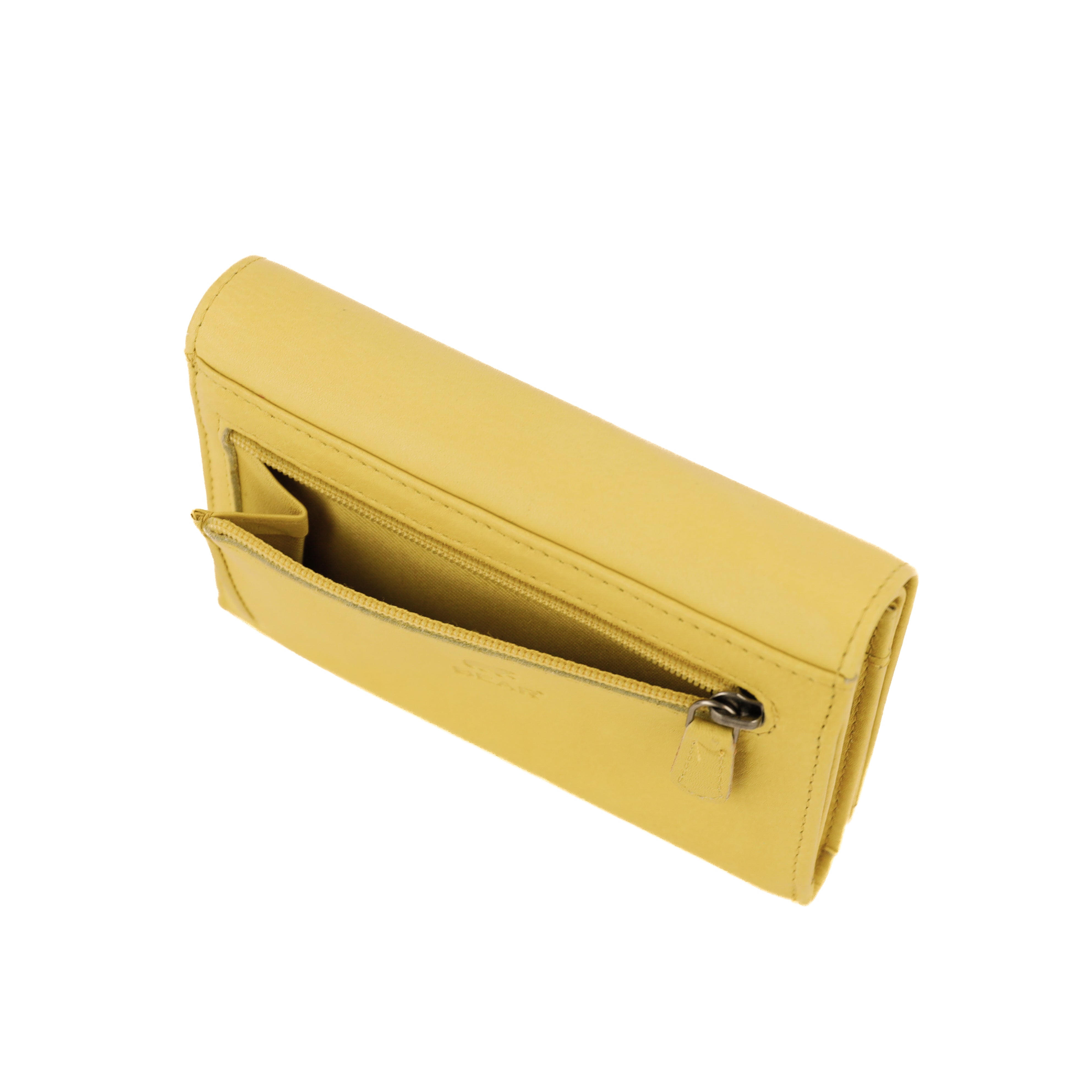 RFID Overslag portemonnee 'Sweety' butter yellow