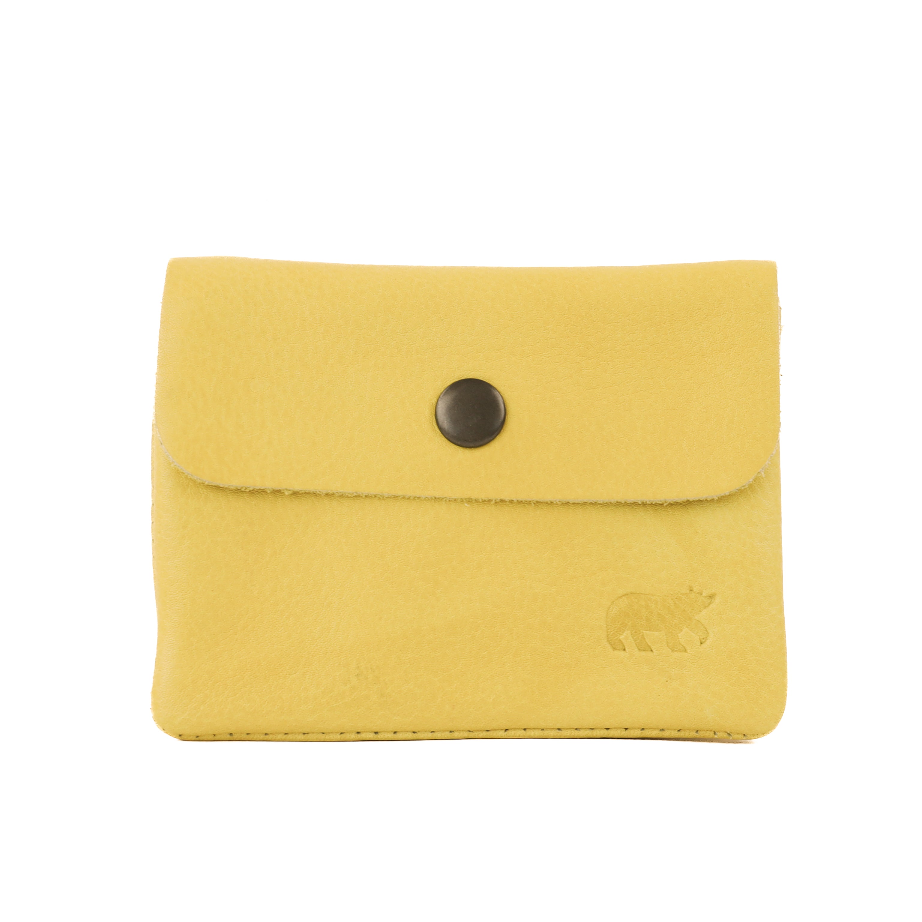Portemonneetje 'Pietje' butter yellow