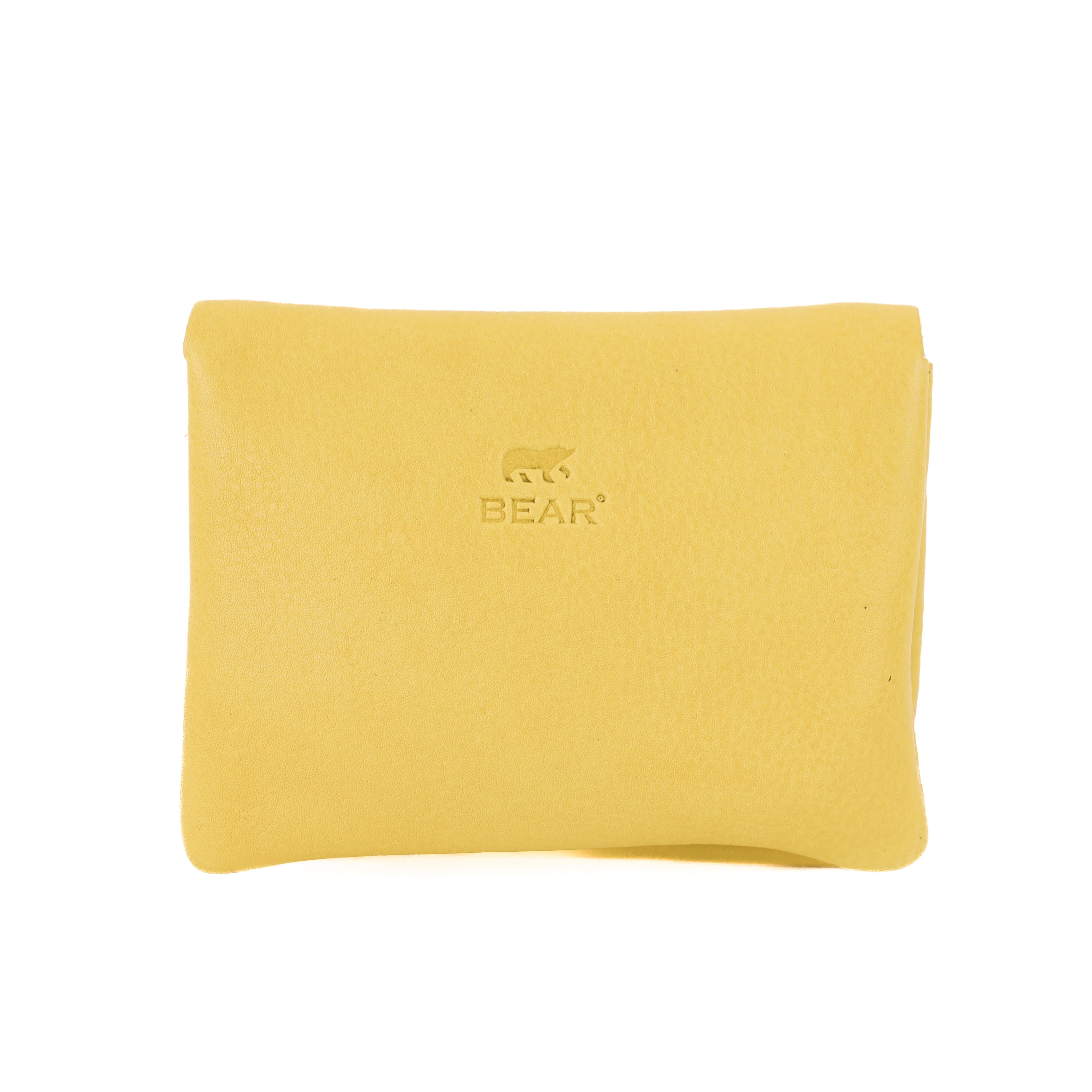 Portemonneetje 'Pietje' butter yellow