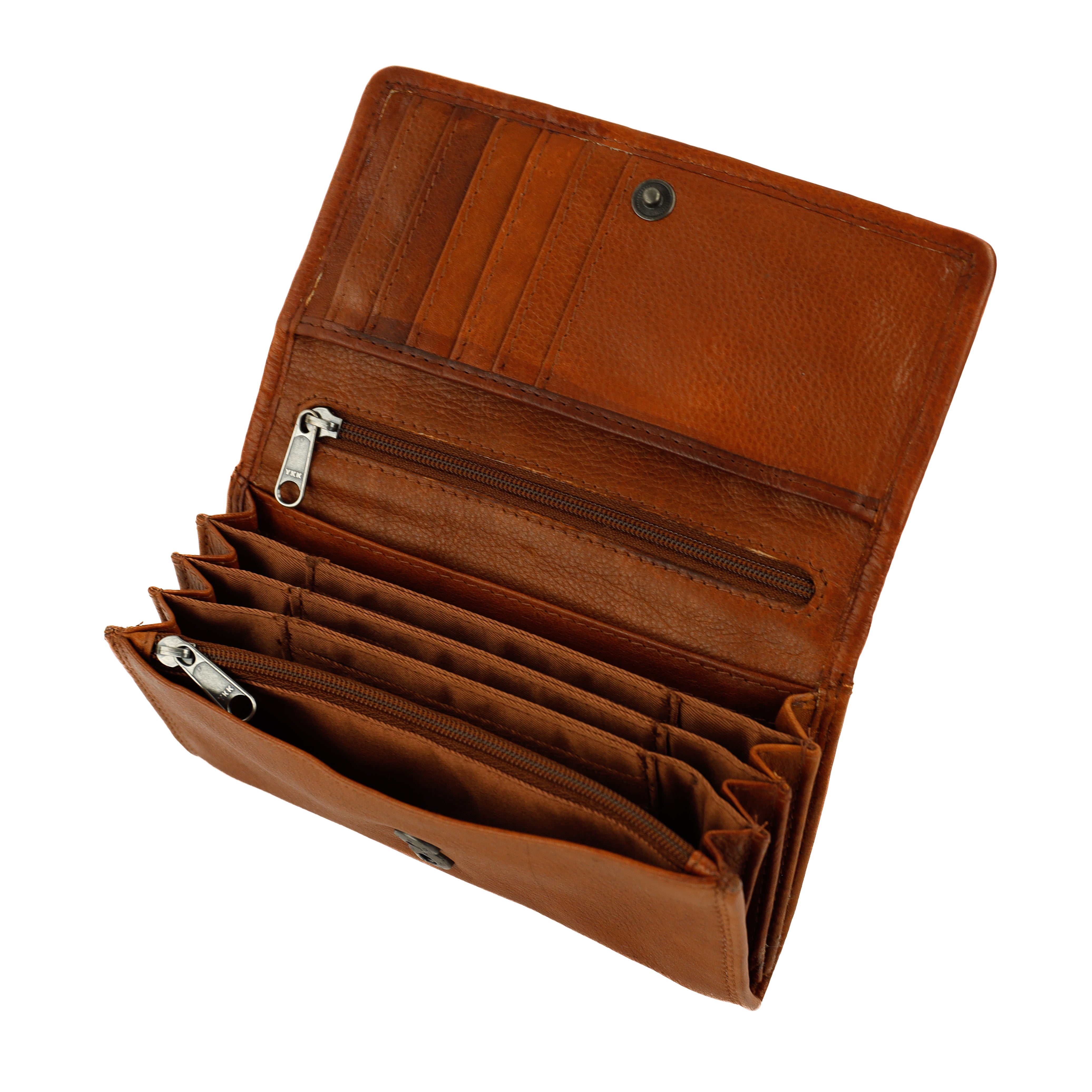 RFID-Überschlagbörse „Beatriz“ Cognac