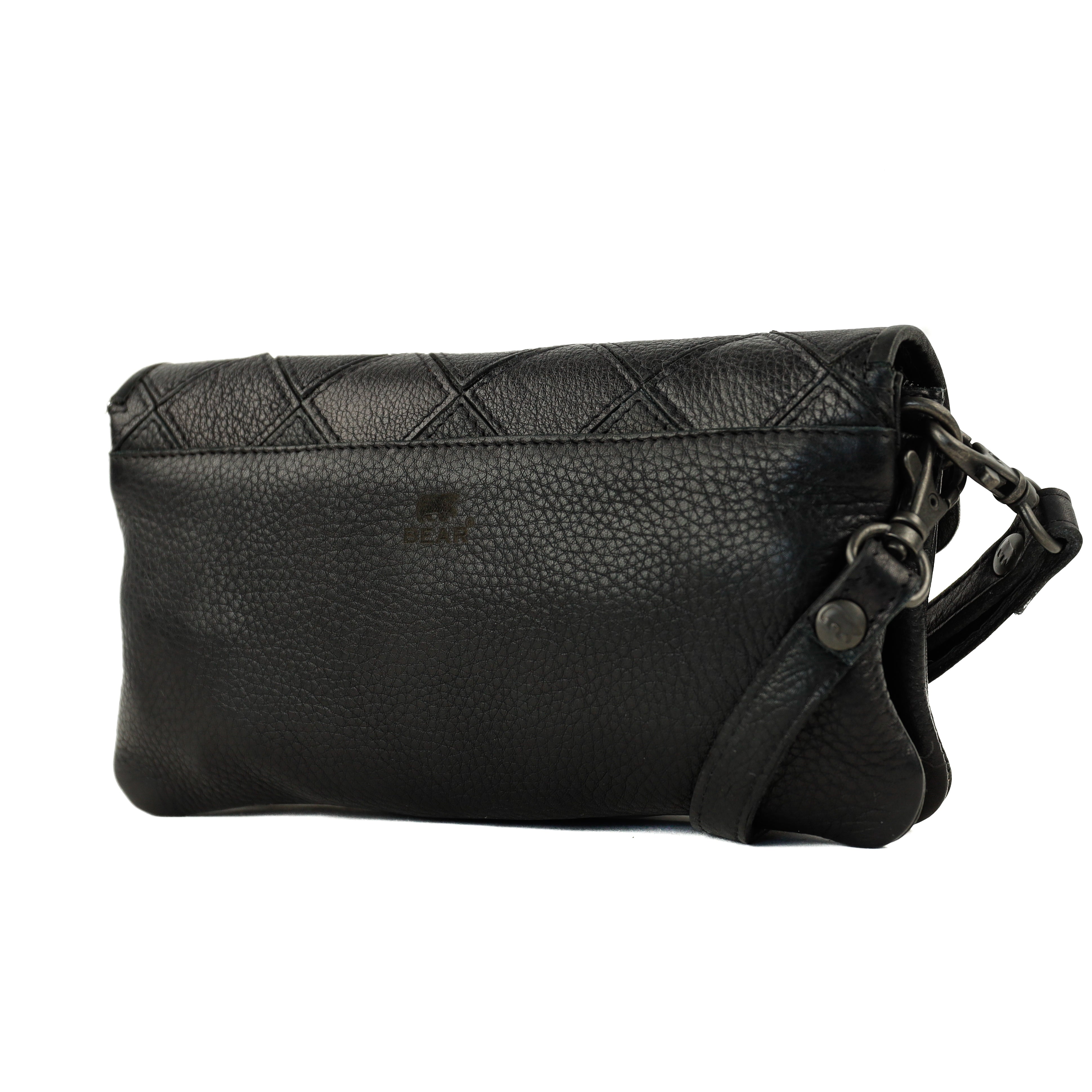 Clutch/Mini-Umhängetasche „Valentina“ schwarz