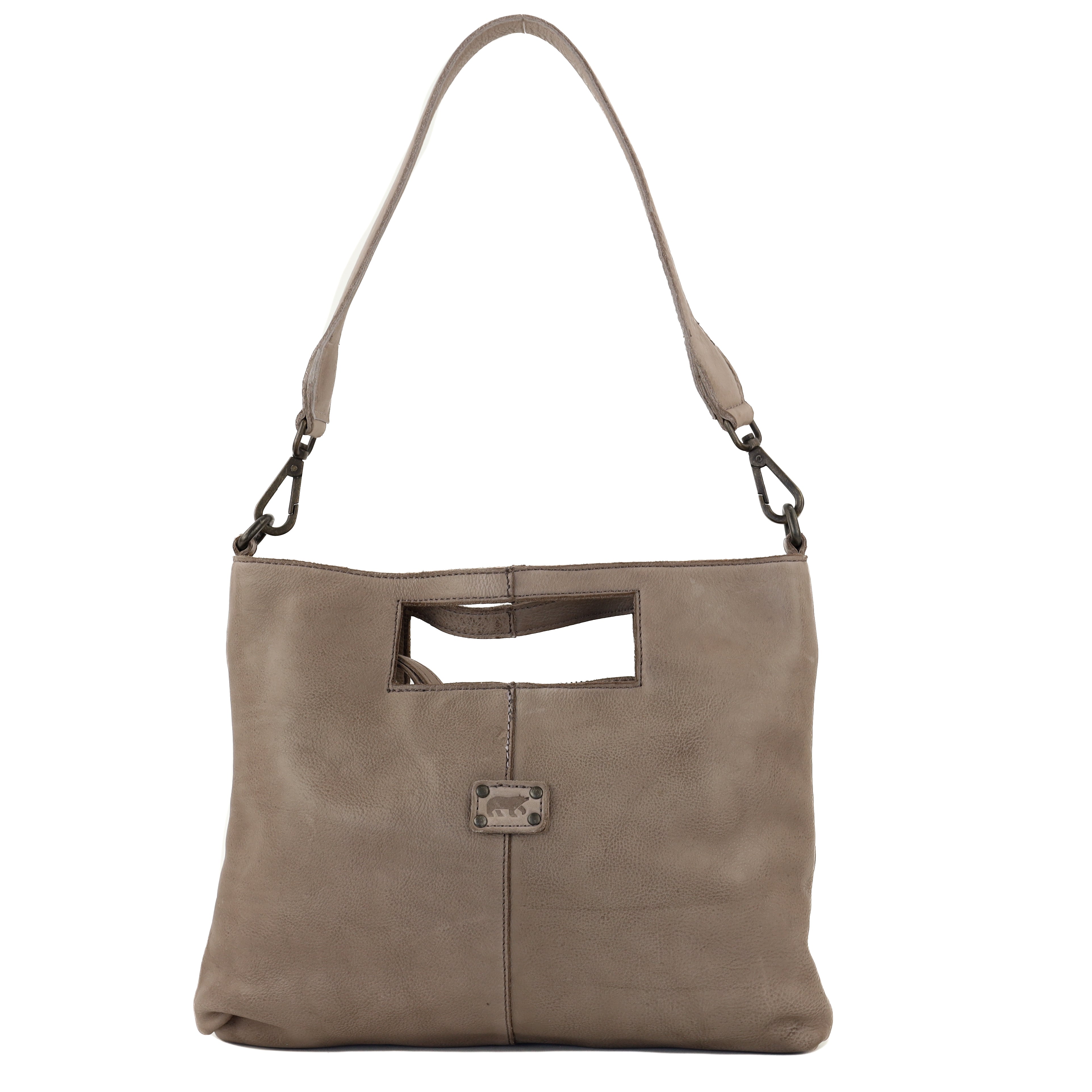 Clutch-/Umhängetasche 'Feline' Taupe