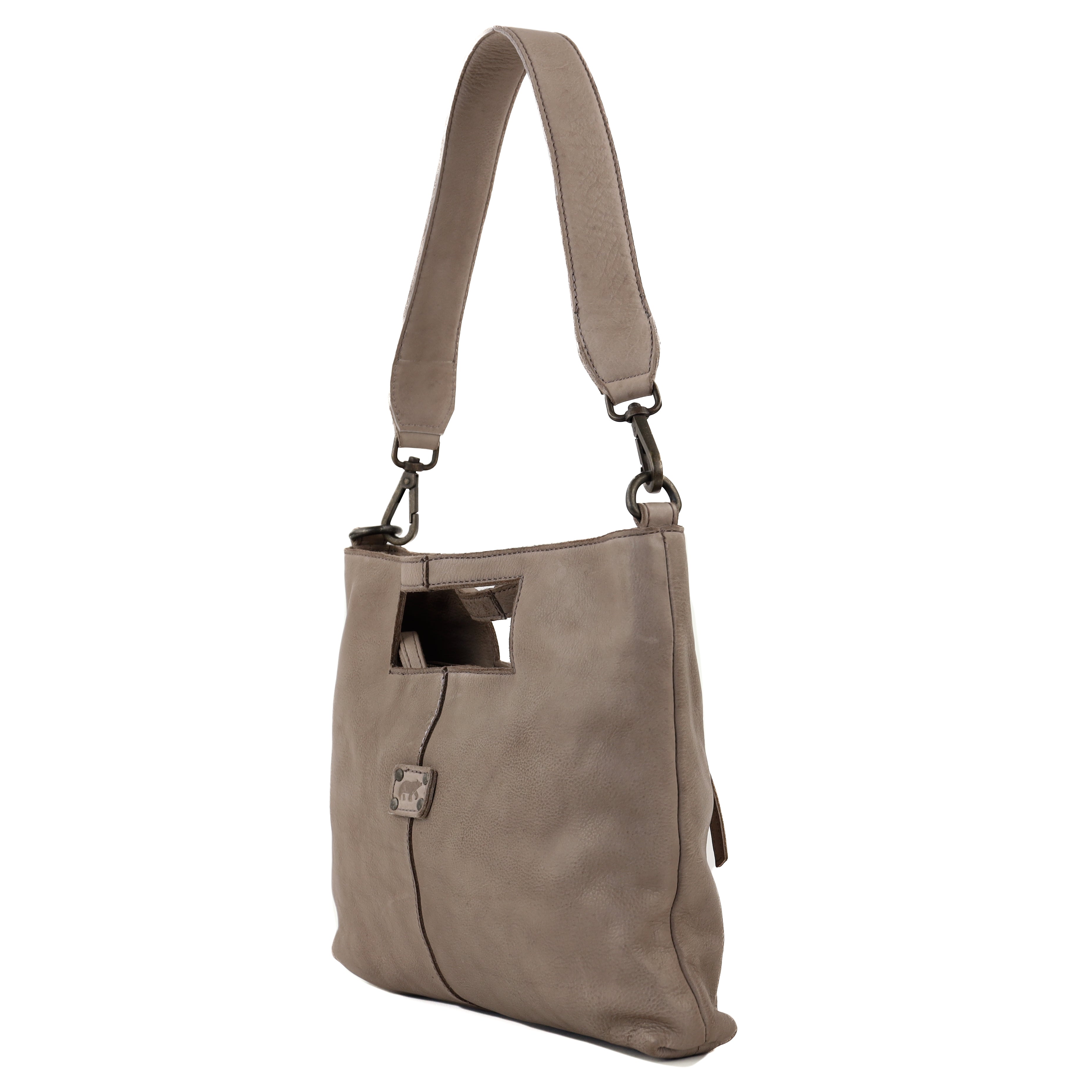 Clutch-/Umhängetasche 'Feline' Taupe