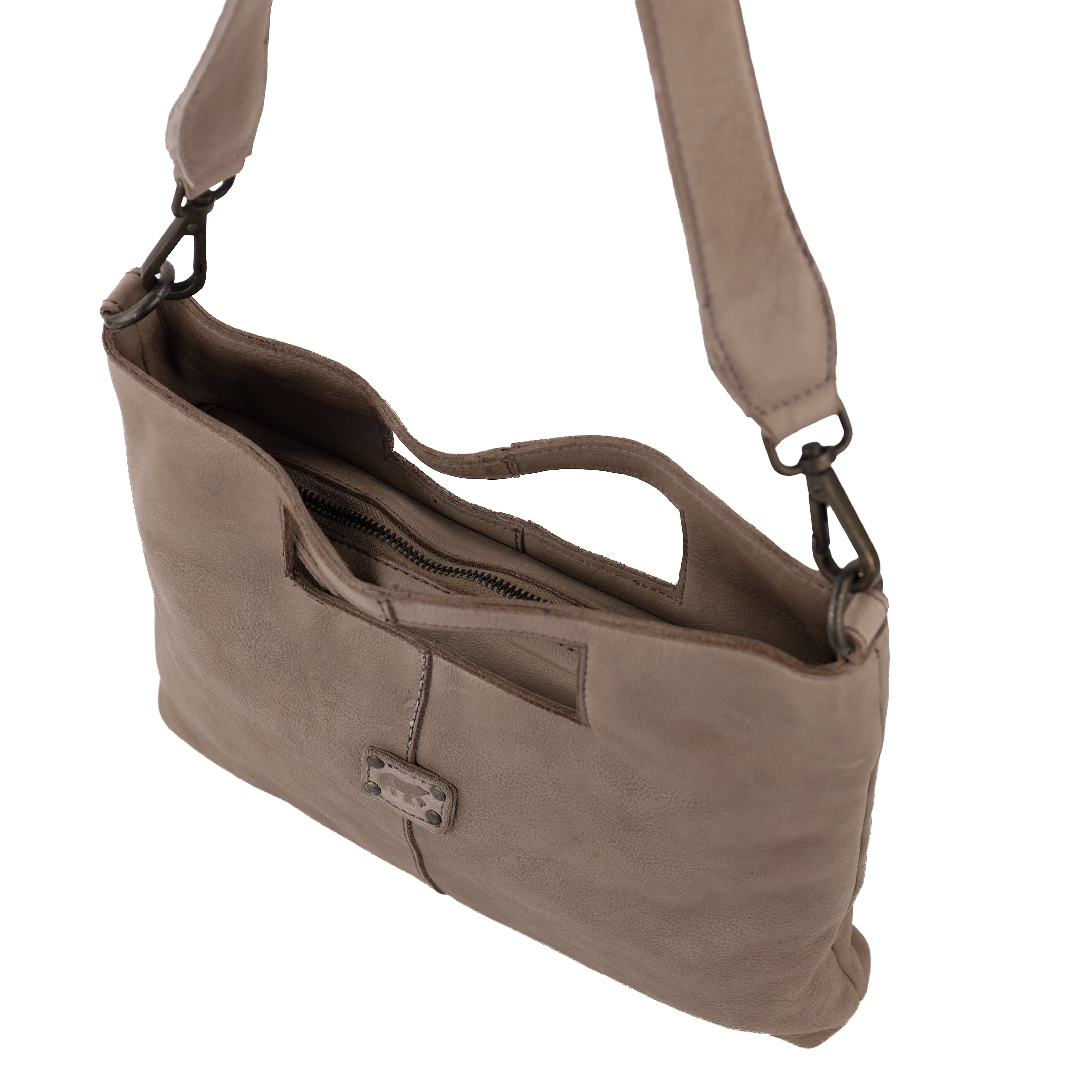 Clutch-/Umhängetasche 'Feline' Taupe