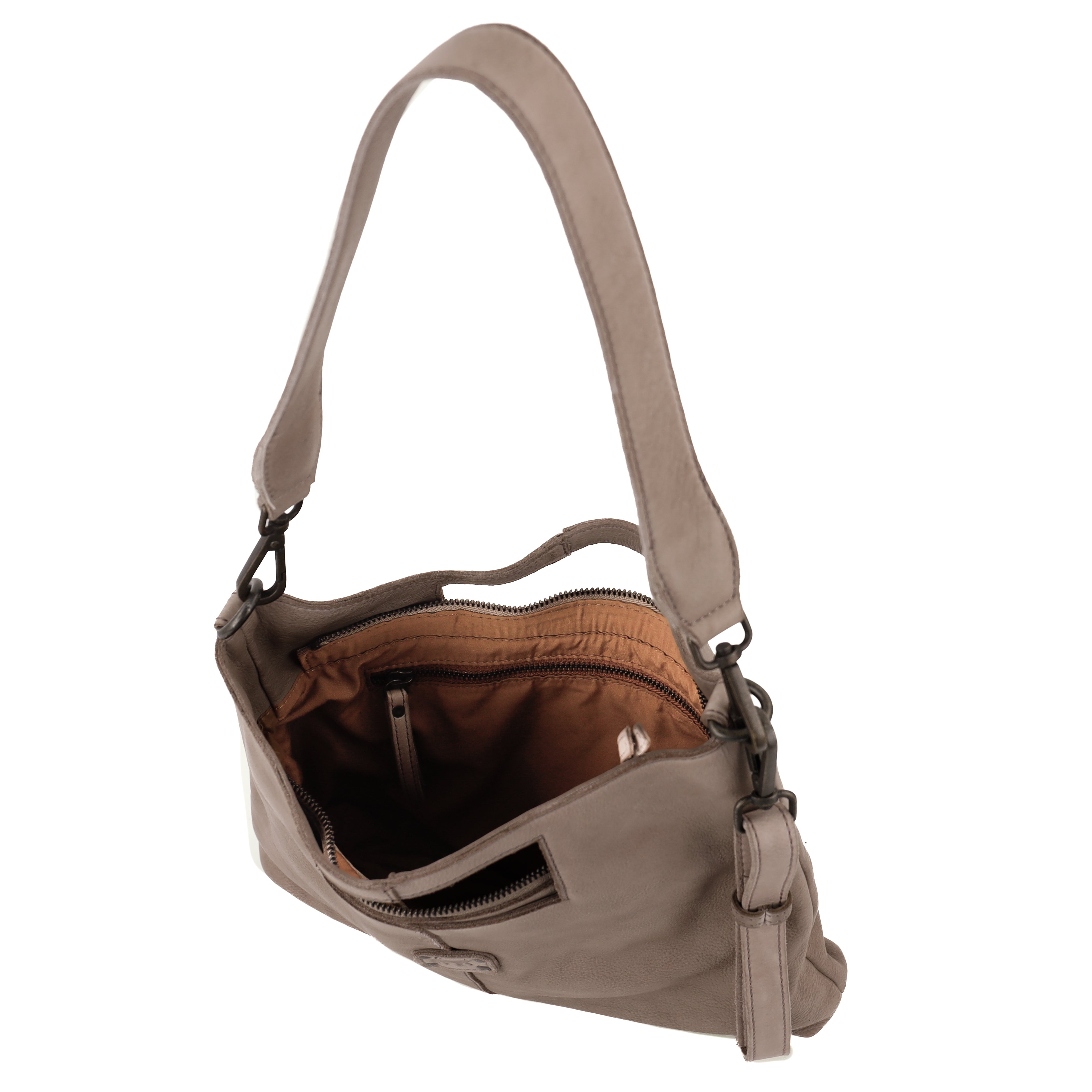 Clutch-/Umhängetasche 'Feline' Taupe