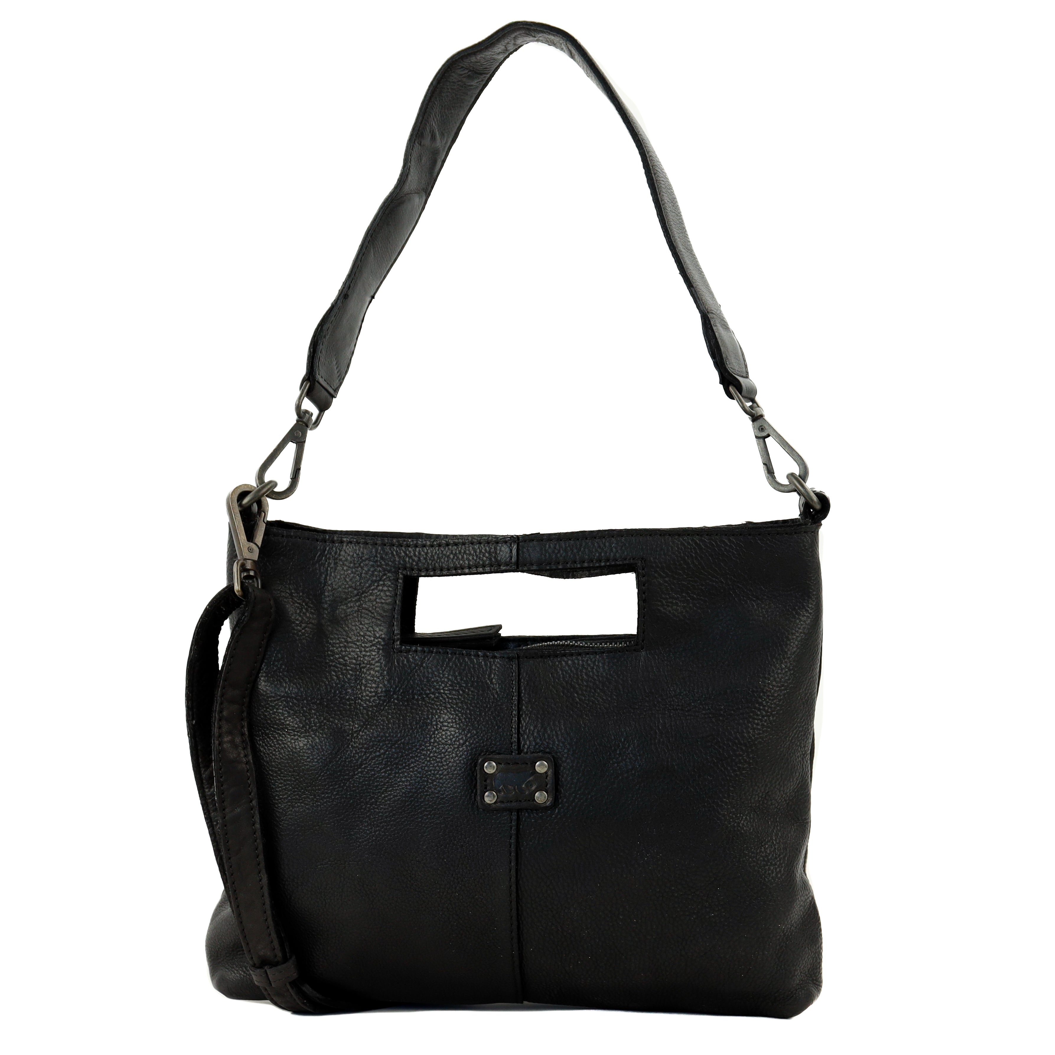 Clutch/Umhängetasche 'Feline' Schwarz