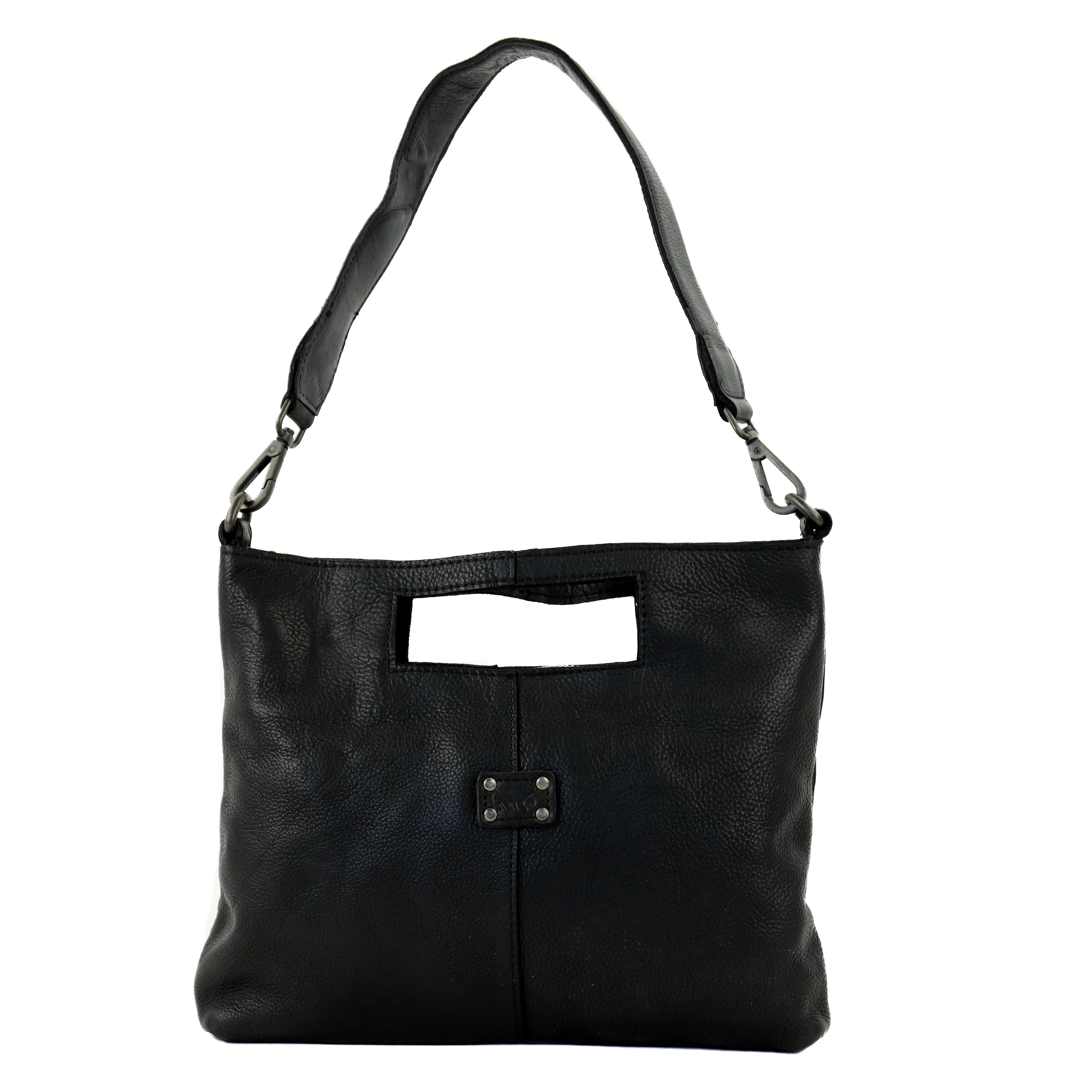Clutch/Umhängetasche 'Feline' Schwarz