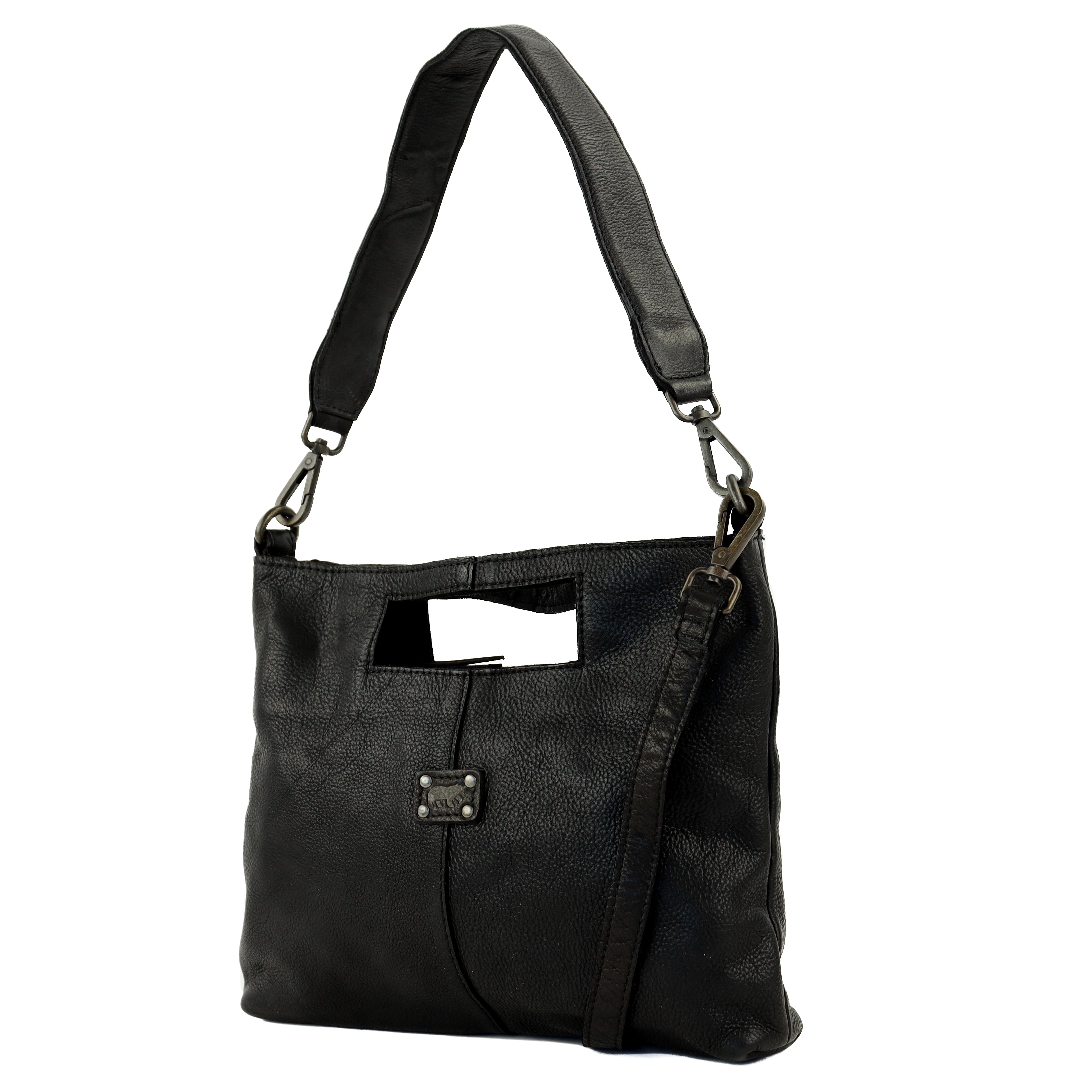Clutch/Umhängetasche 'Feline' Schwarz