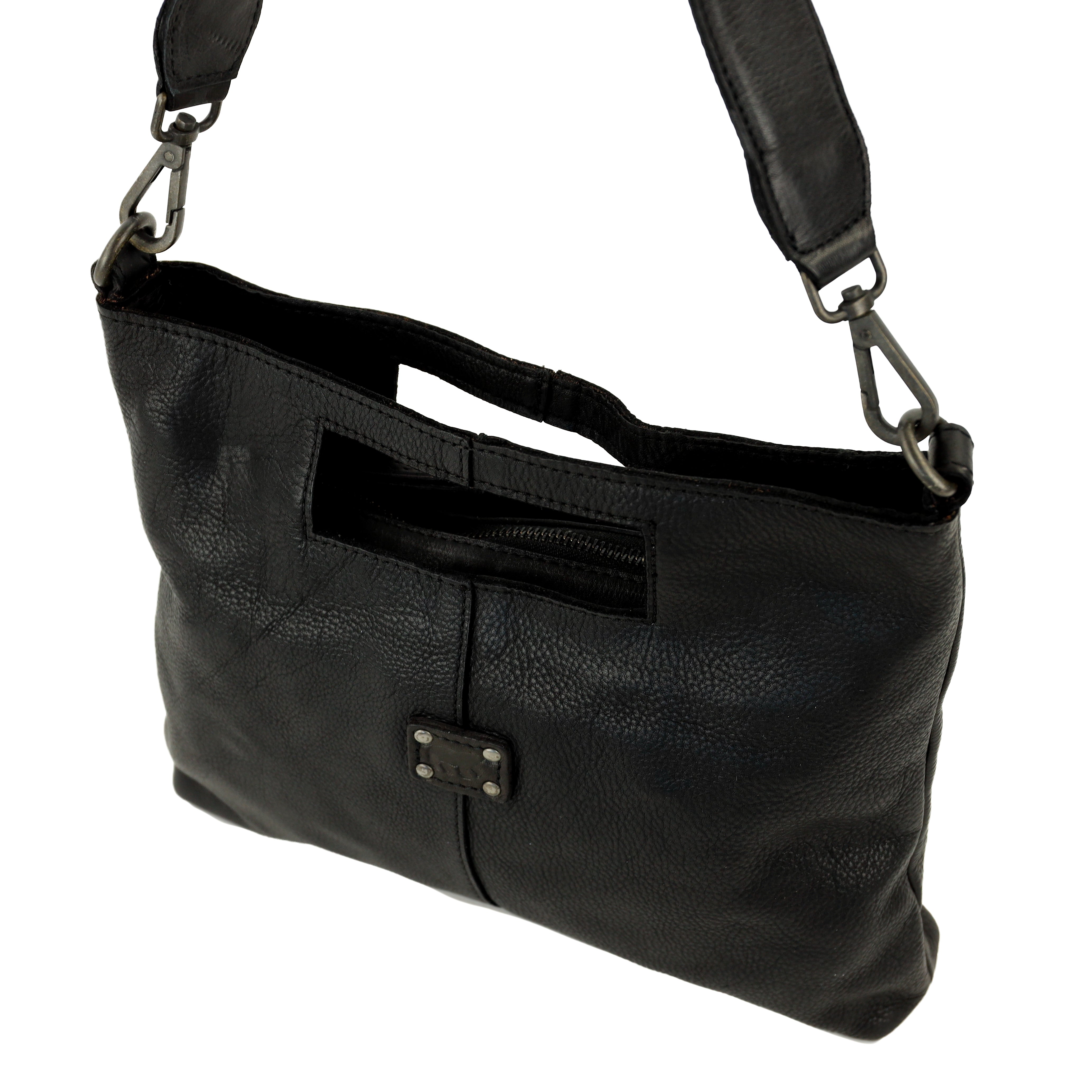 Clutch/Umhängetasche 'Feline' Schwarz