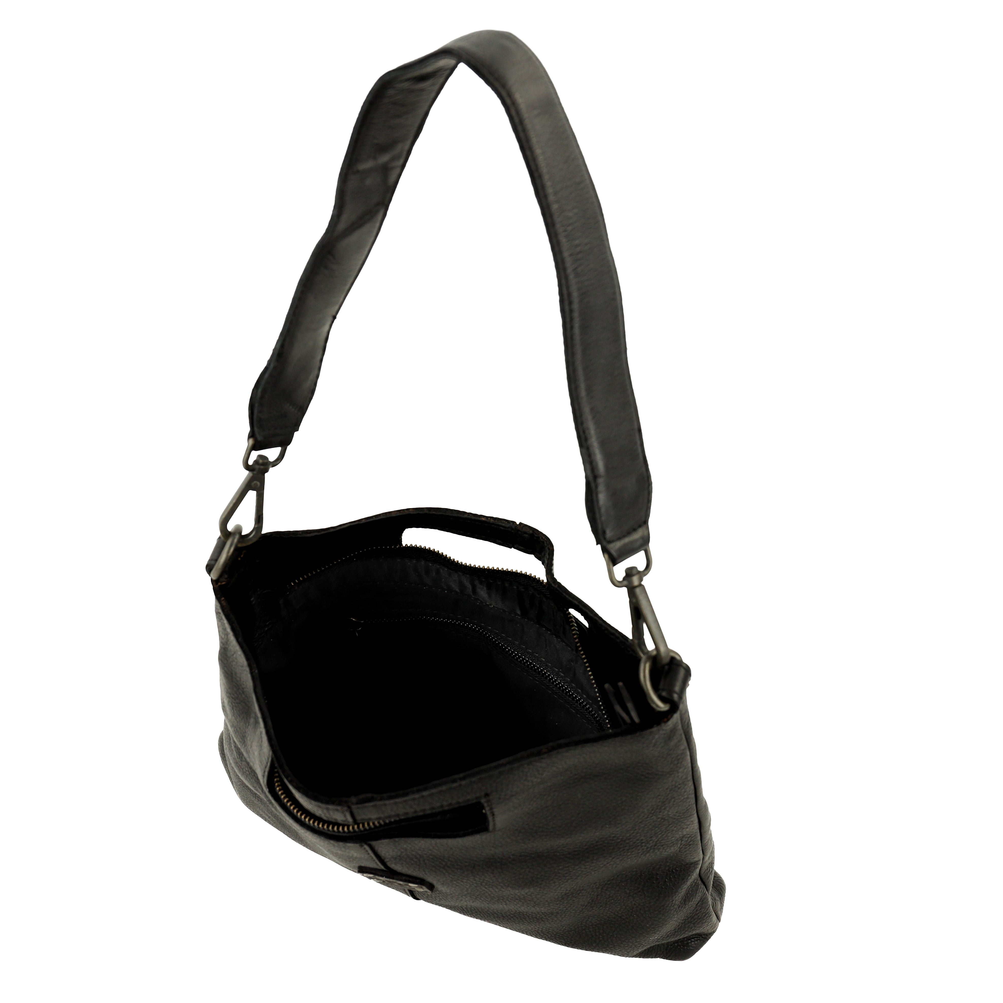 Clutch/Umhängetasche 'Feline' Schwarz