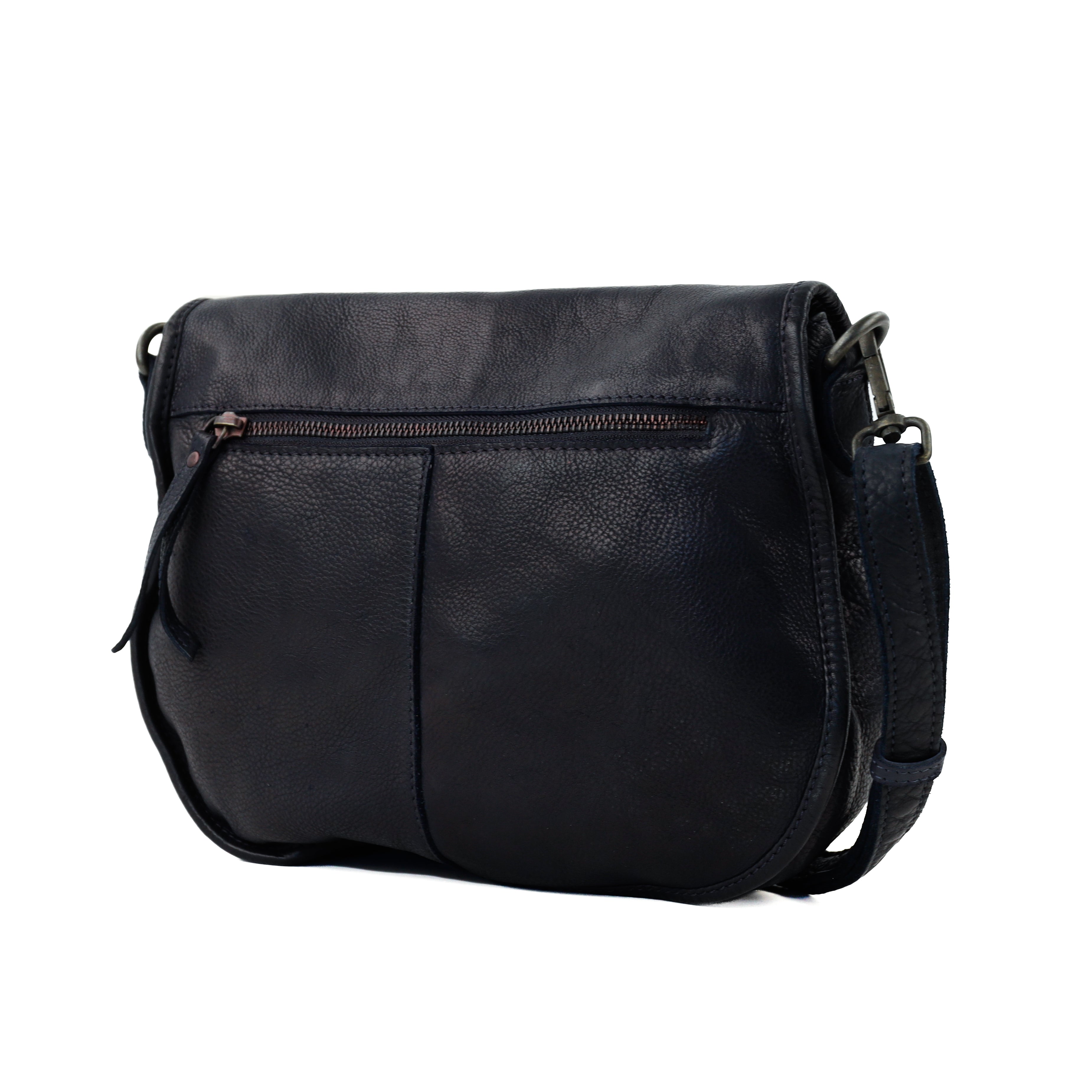 Umhängetasche mit Klappe 'Roxanne' Navy
